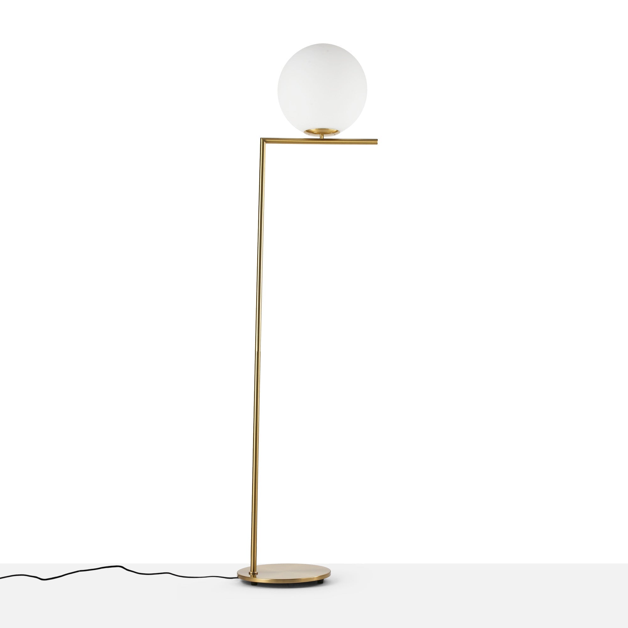 Lámpara de pie bola cristal "Anni 300" - E27 - Ø 30cm