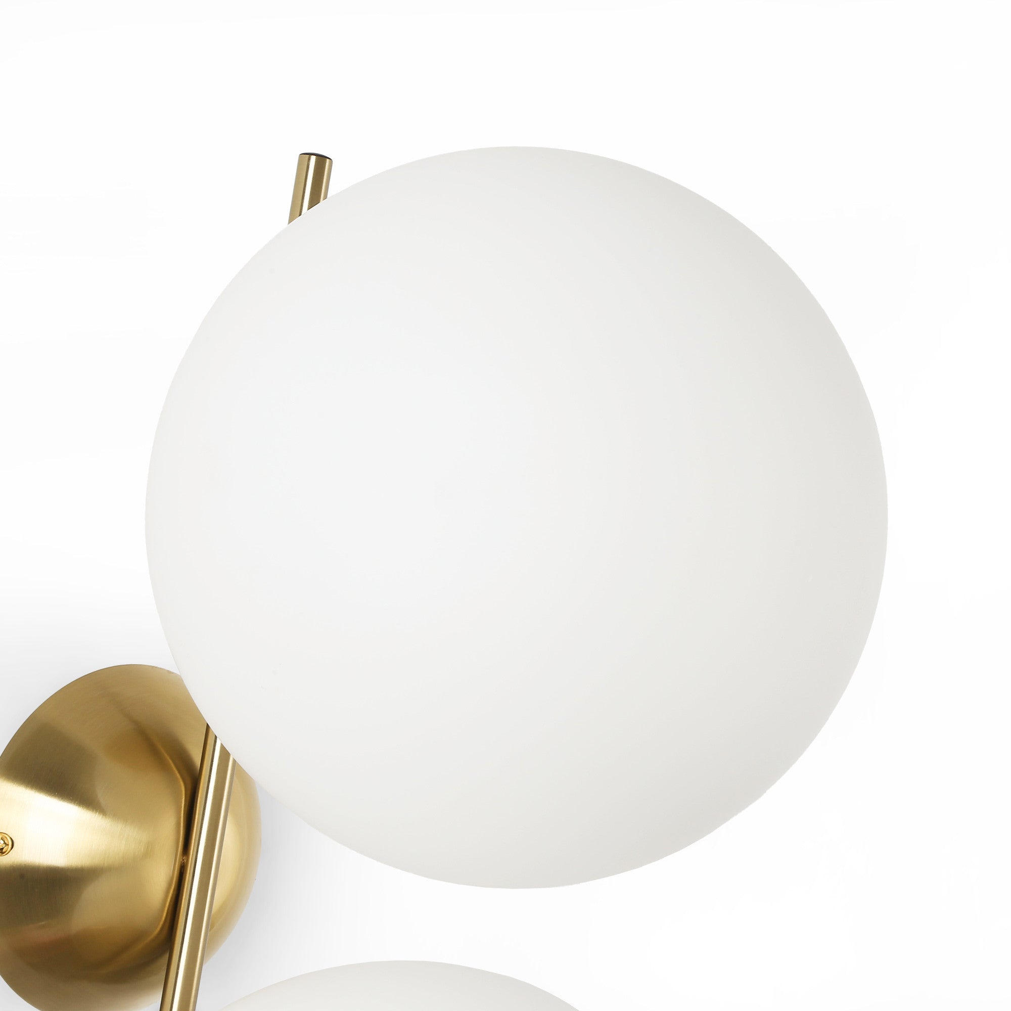 Aplique de pared doble bola cristal "VIC 220" - E27 - Ø 22cm