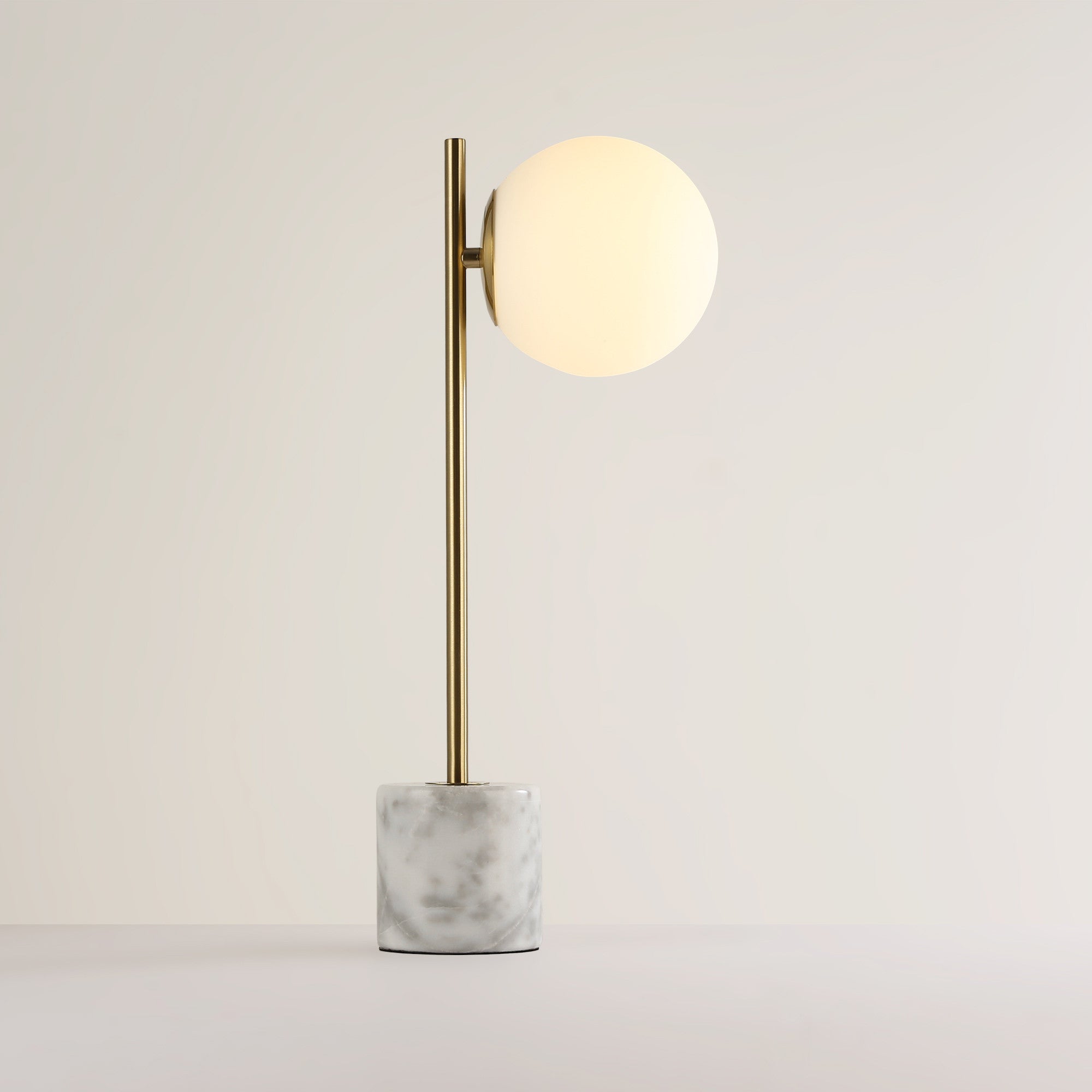 Lámpara de mesa bola cristal "LICRU" - E27 - Ø 15cm