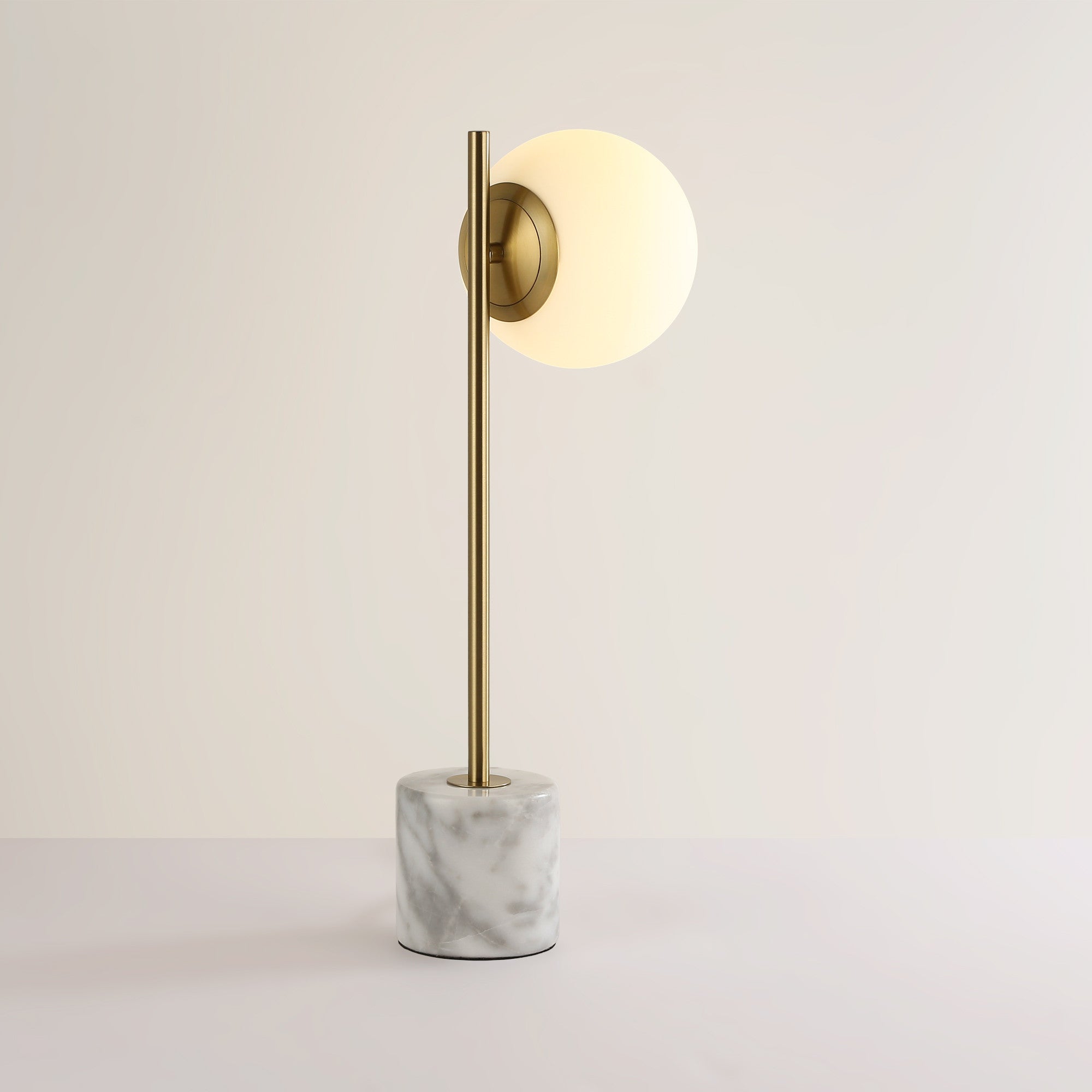 Lámpara de mesa bola cristal "LICRU" - E27 - Ø 15cm