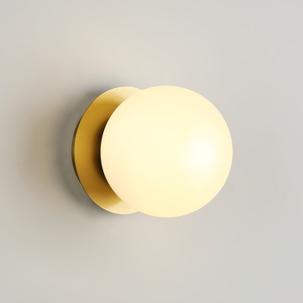 Aplique de pared bola cristal "ARCE" - E27 - Ø 15cm