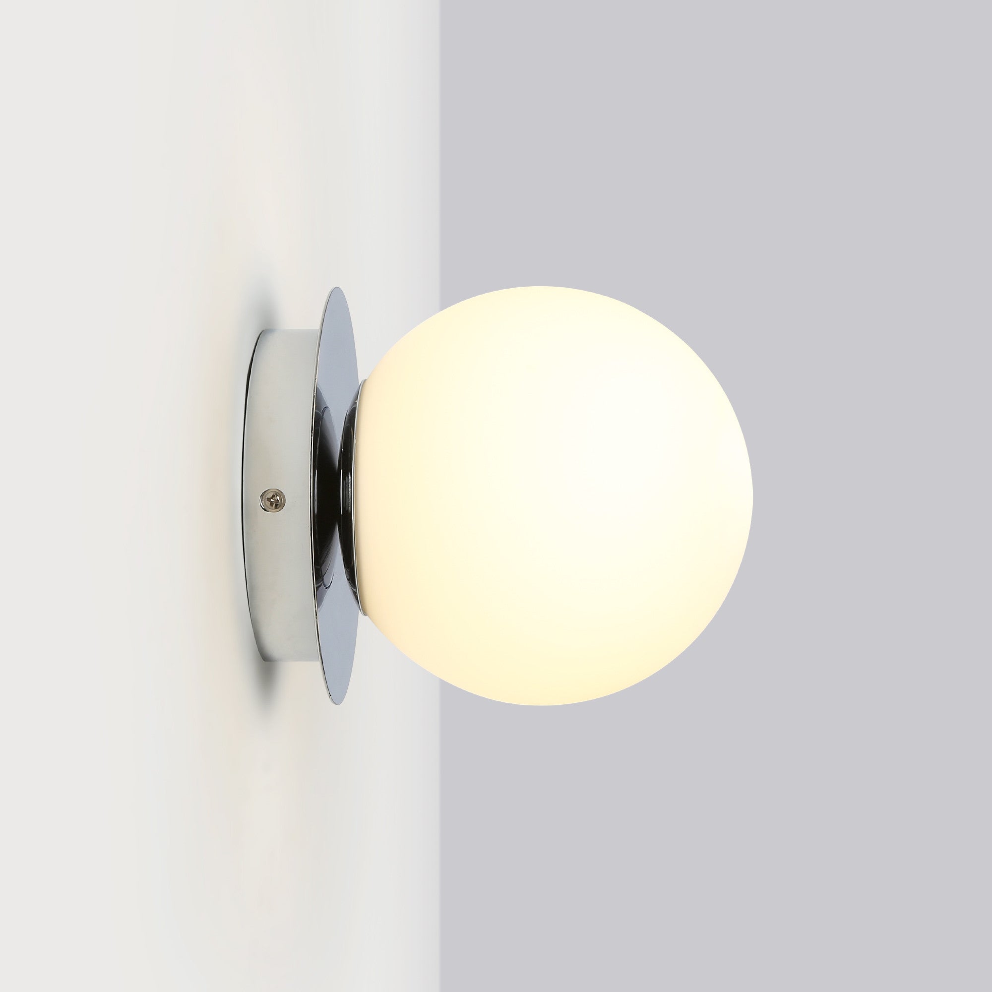 Aplique de pared bola cristal "ARCE" - E27 - Ø 15cm