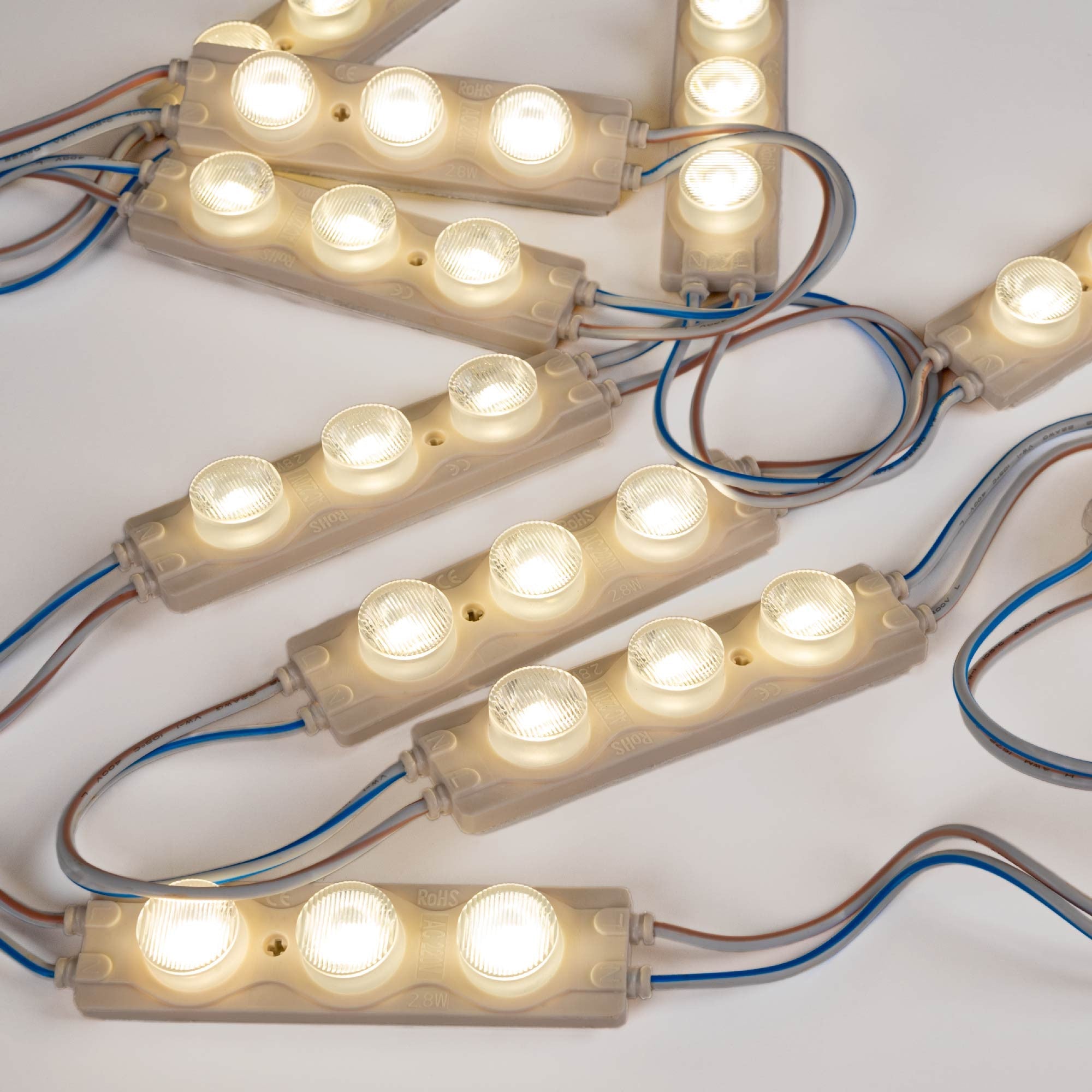 Módulo LED monocolor para rótulos - 3W - 220V AC - IP65 - 16º