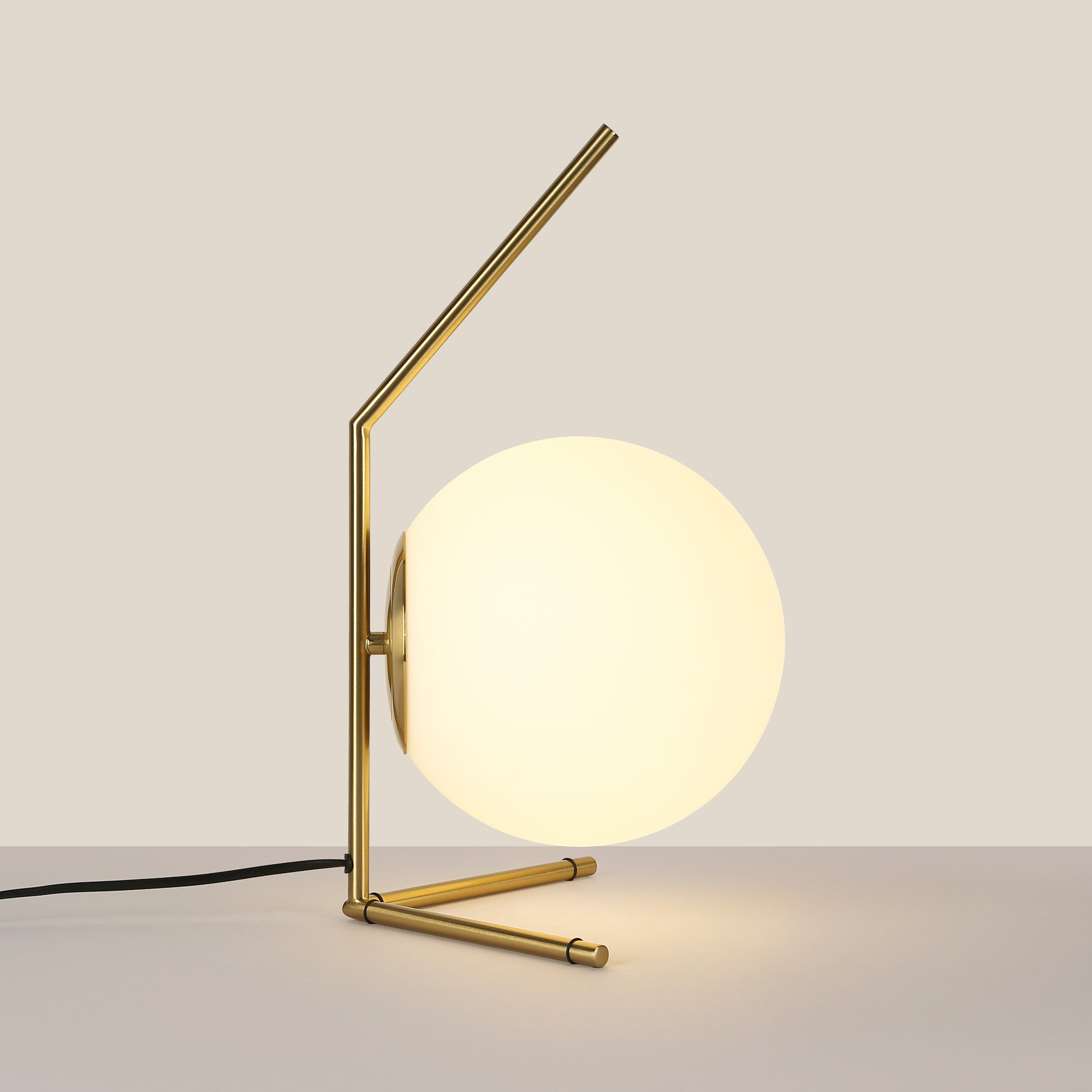 Lámpara de mesa bola cristal "OCTO 200" - E27 -  Ø 22cm