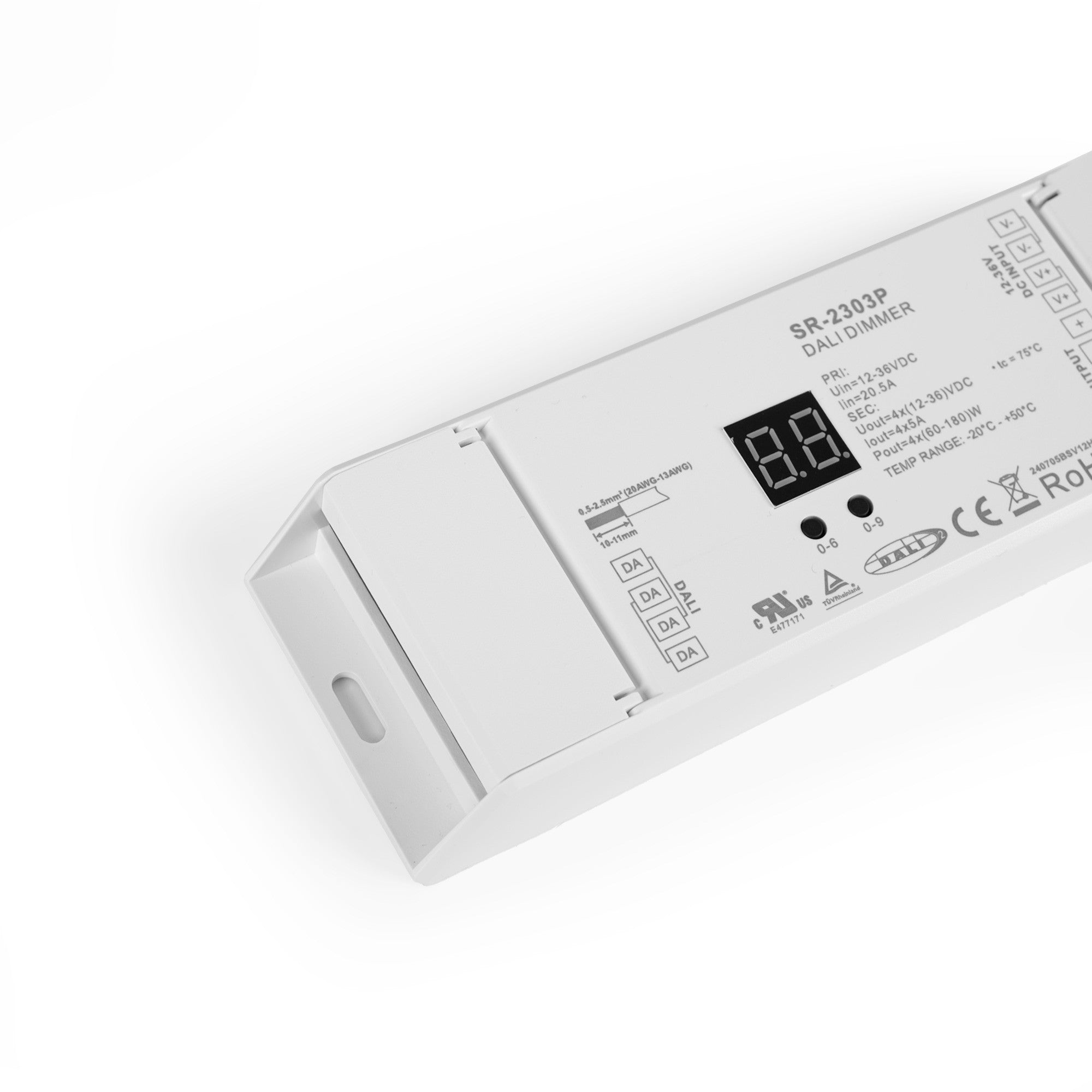 Dimmer DALI2 - MONO/RGB/RGBW - 12-36V - 4 CH x 5A