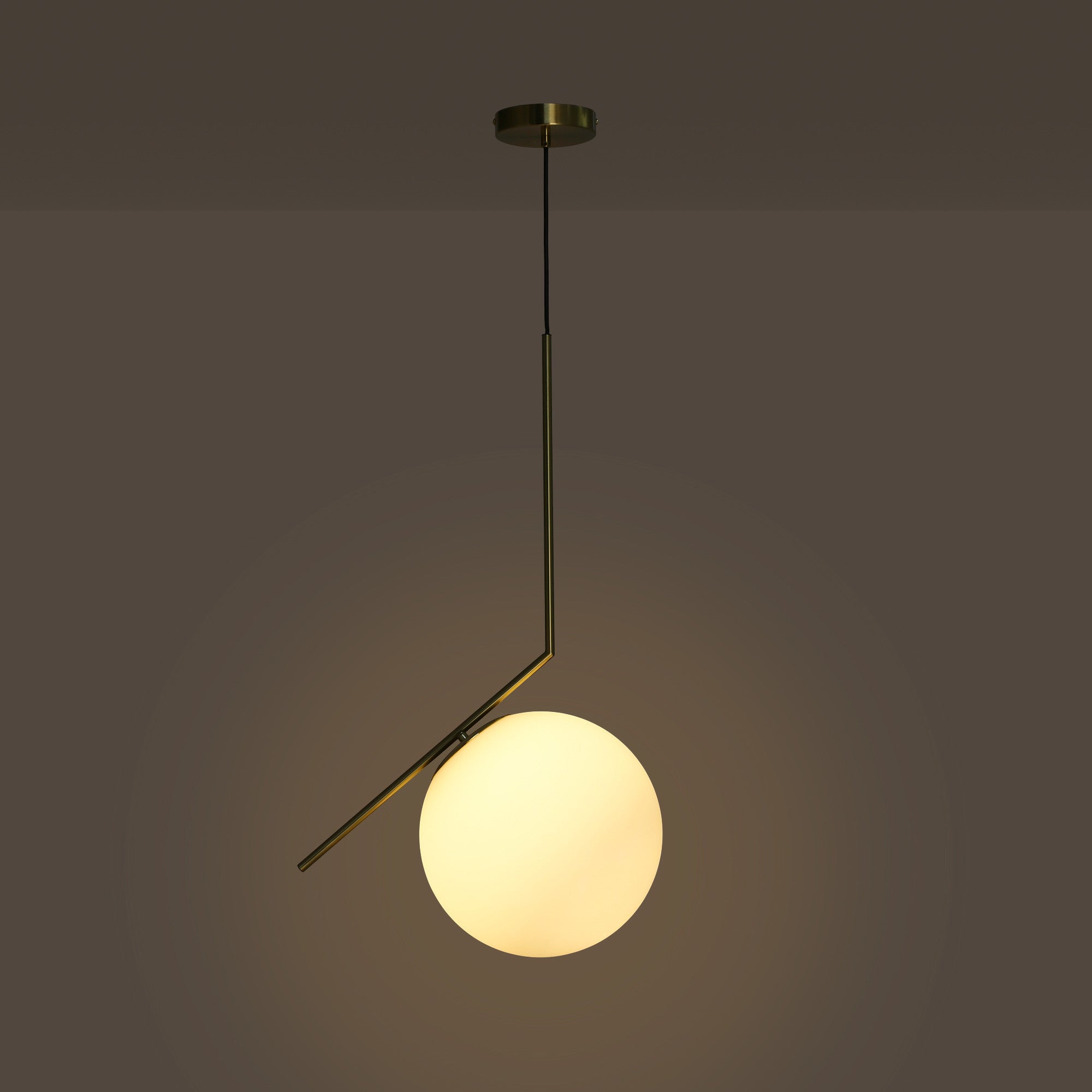 Lámpara colgante bola cristal "HERMI 280" - E27 - Ø 28cm