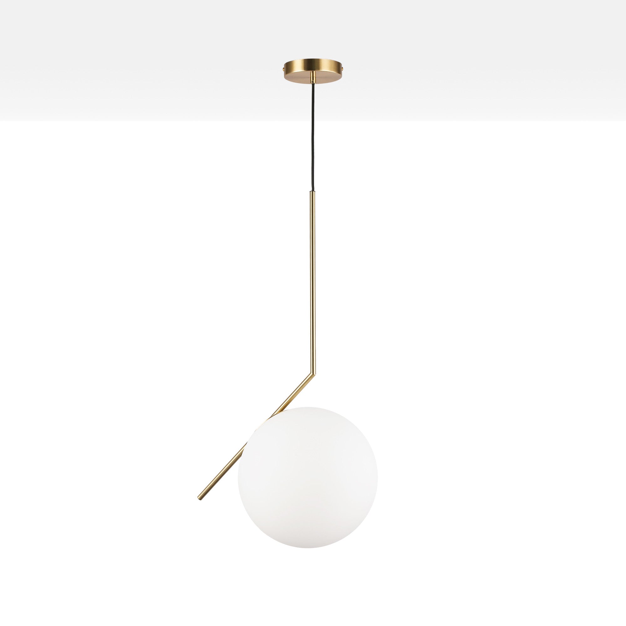 Lámpara colgante bola cristal "HERMI 280" - E27 - Ø 28cm