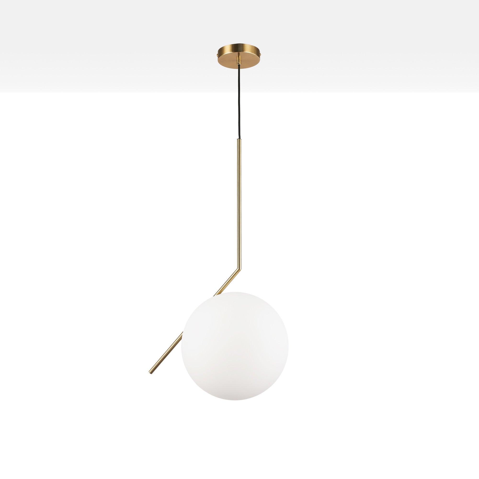 Lámpara colgante bola cristal "HERMI 280" - E27 - Ø 28cm
