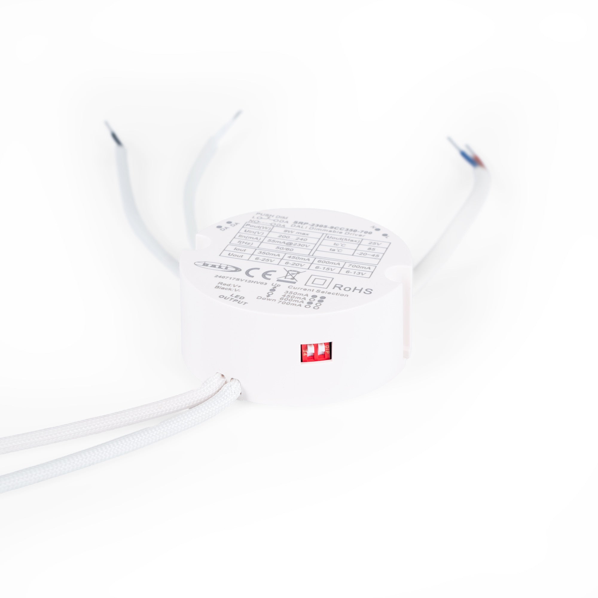Driver regulable DALI DT6 monocolor - 220-240V - Salida 6-25V DC - 9W