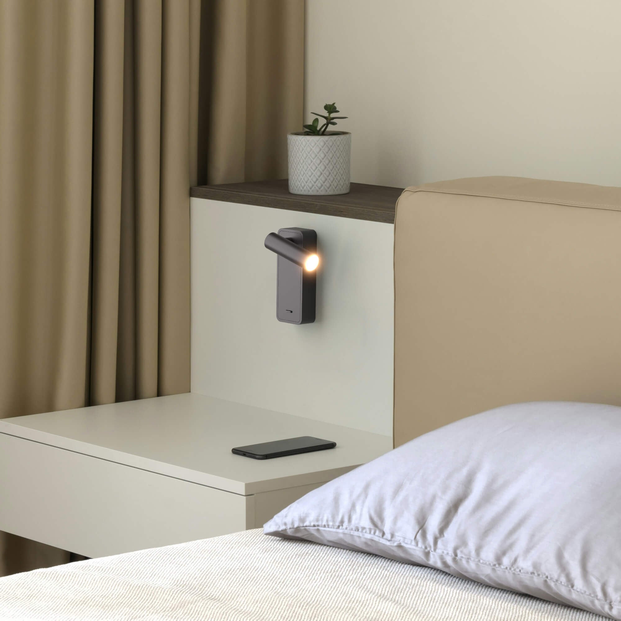 Aplique de pared para lectura "RAAM" 3W - Orientable - Chip OSRAM