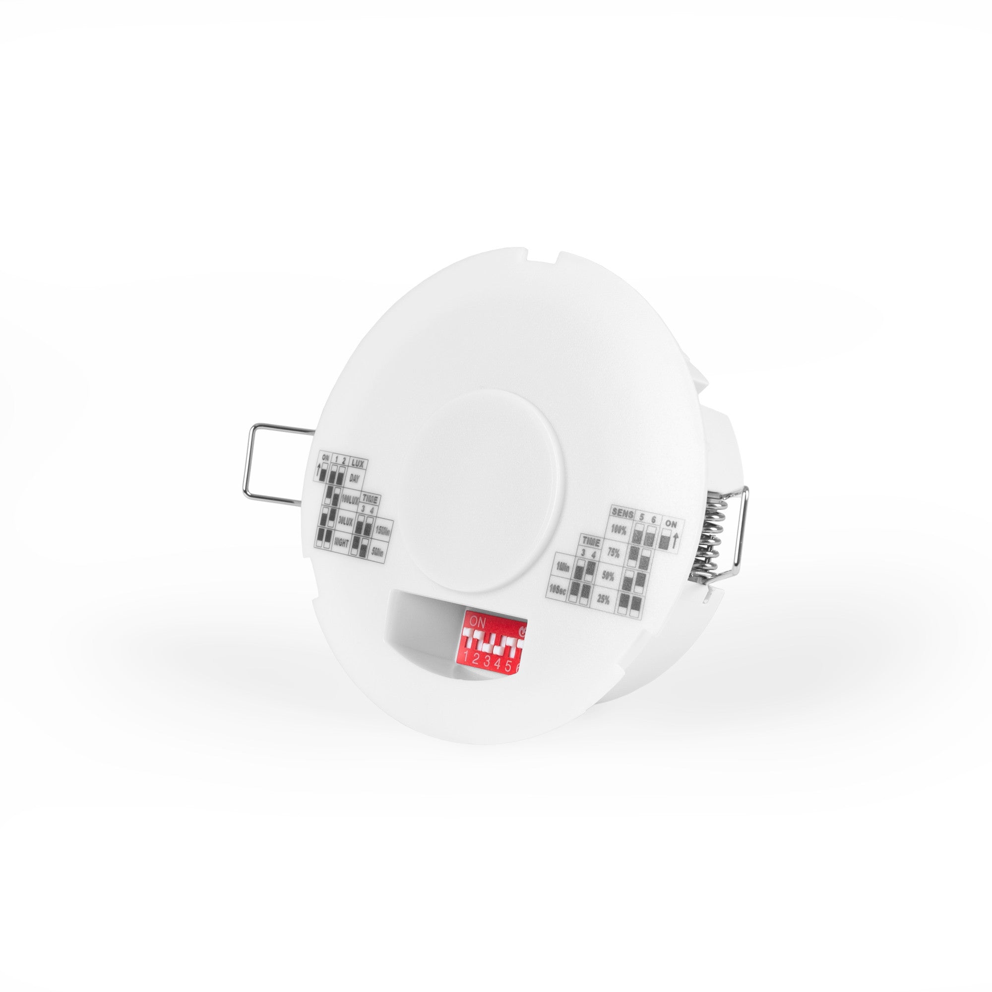 Sensor de movimiento por microondas 2 en 1 - Superficie/ empotrable - DIP Switch