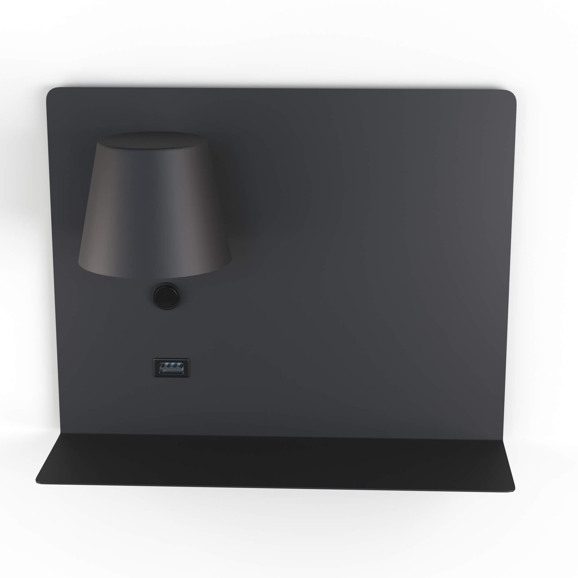 Aplique de pared para lectura con puerto USB "BASKOP" - 6W - Izquierda