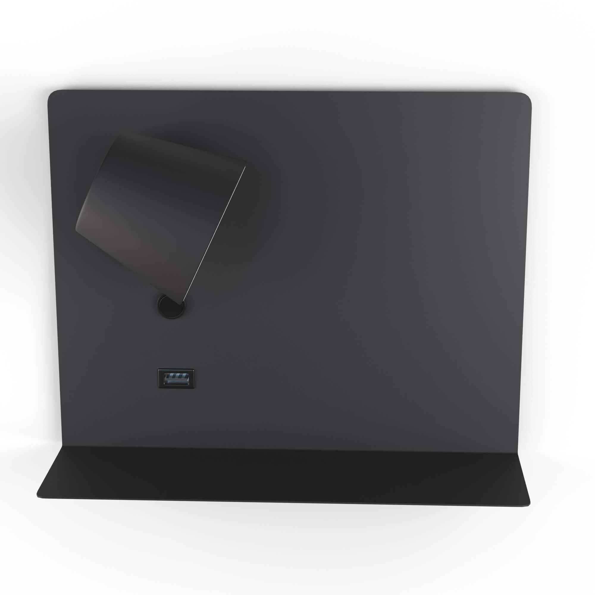 Aplique de pared para lectura con puerto USB "BASKOP" - 6W - Izquierda