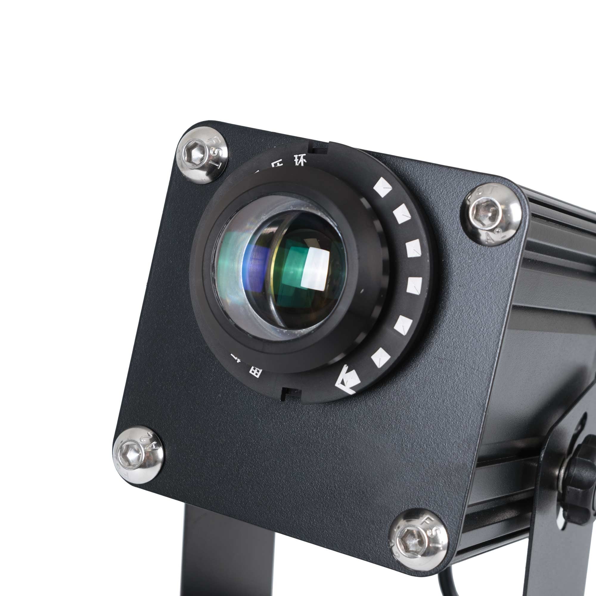 Proyector de logos LED GOBO 100W fijo exterior - 4 cristales - Óptica 18° - IP65