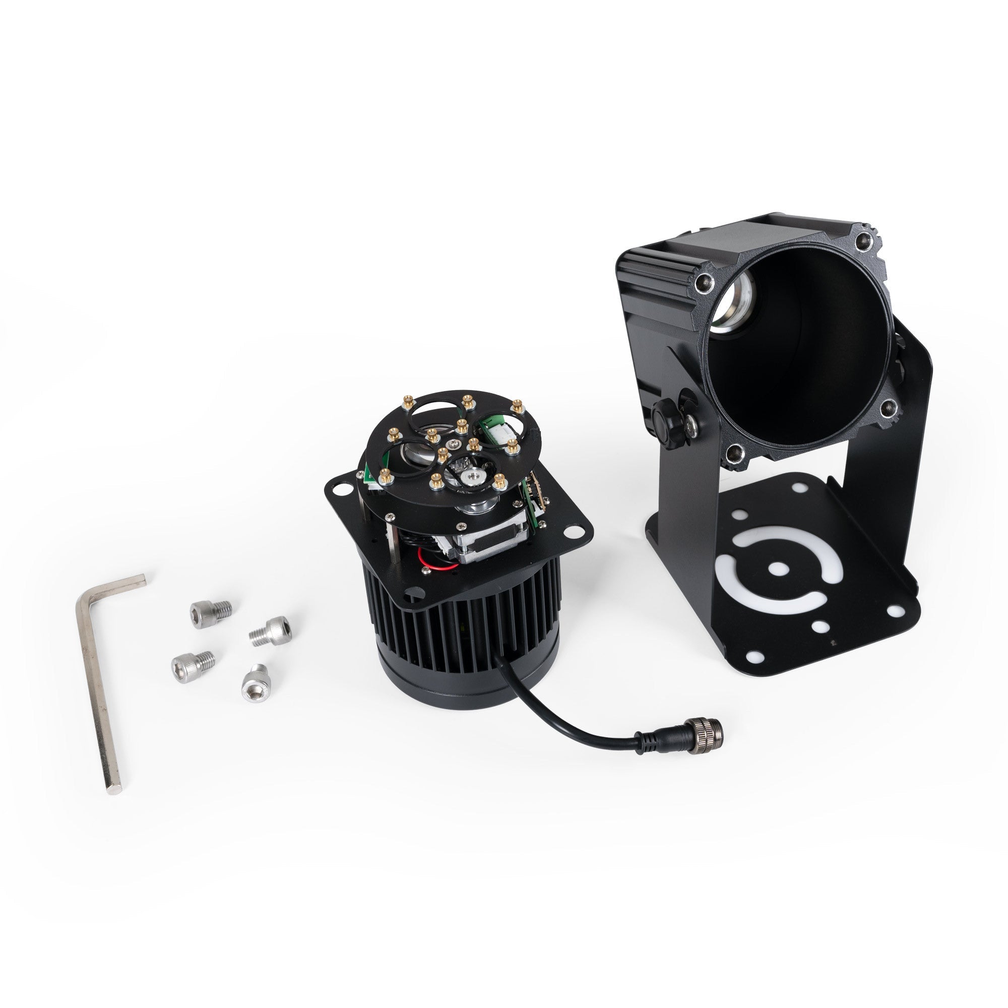 Proyector de logos LED GOBO 100W fijo exterior - 4 cristales - Óptica 18° - IP65