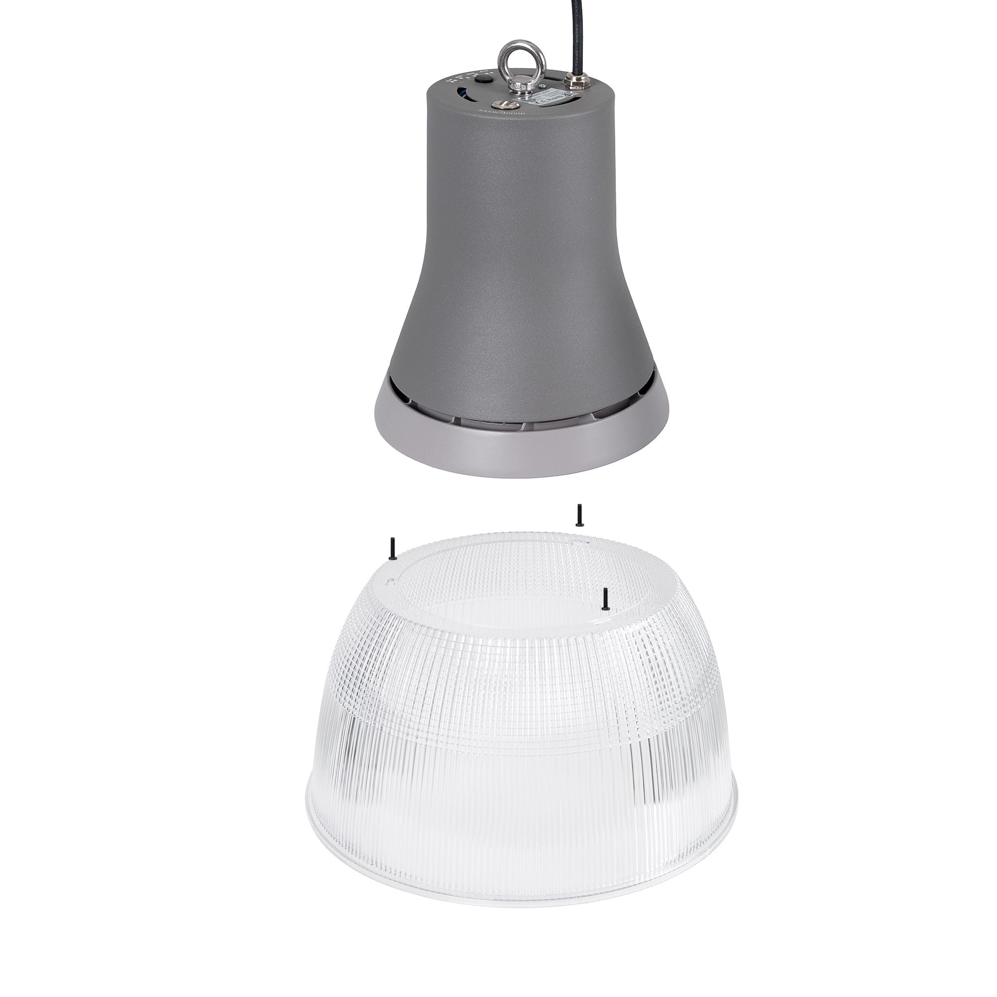 Campana LED comercial CCT - (25W / 40W / 60W / 80W) - Difusor policarbonato - UGR19 - Driver Lifud