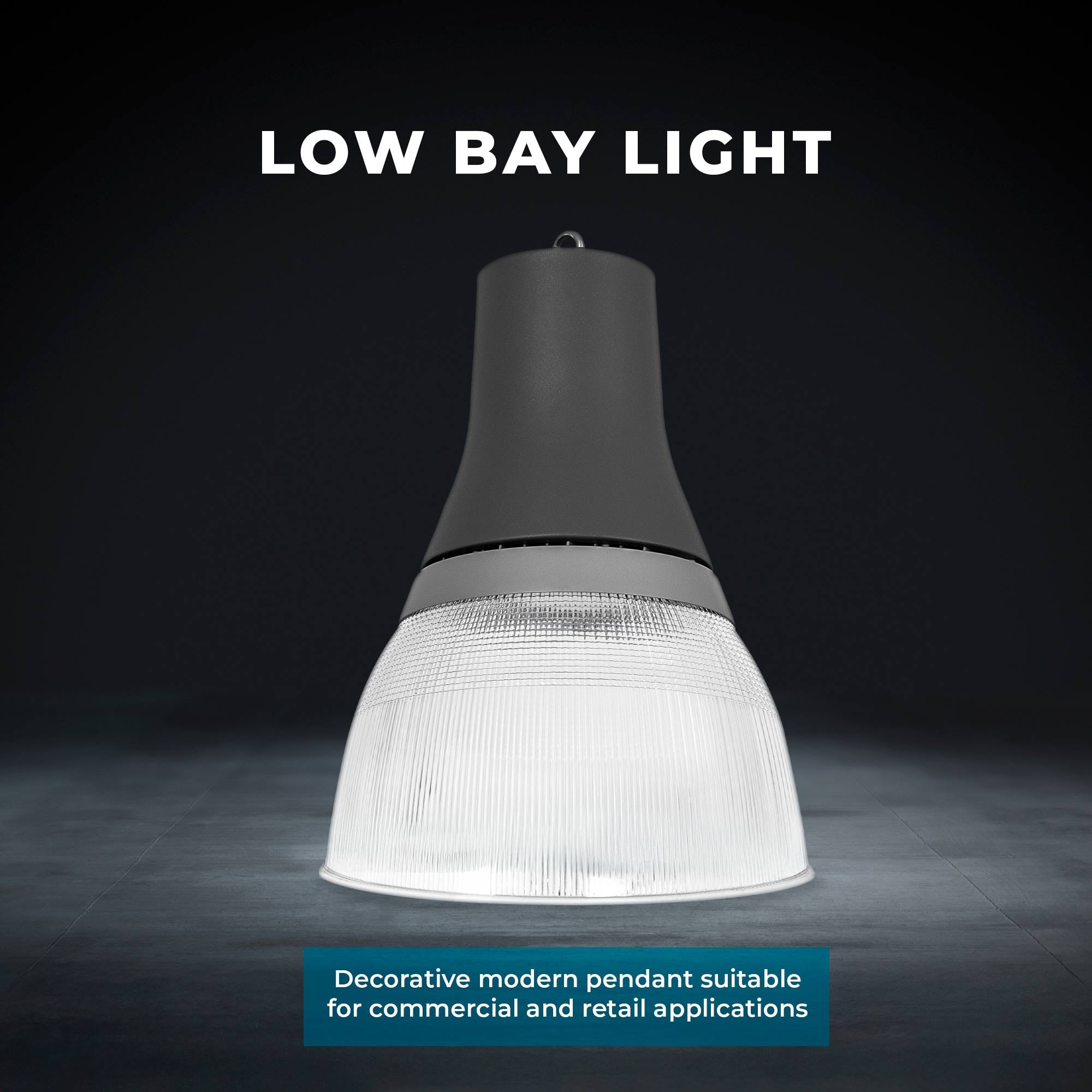 Campana LED comercial CCT - (25W / 40W / 60W / 80W) - Difusor policarbonato - UGR19 - Driver Lifud
