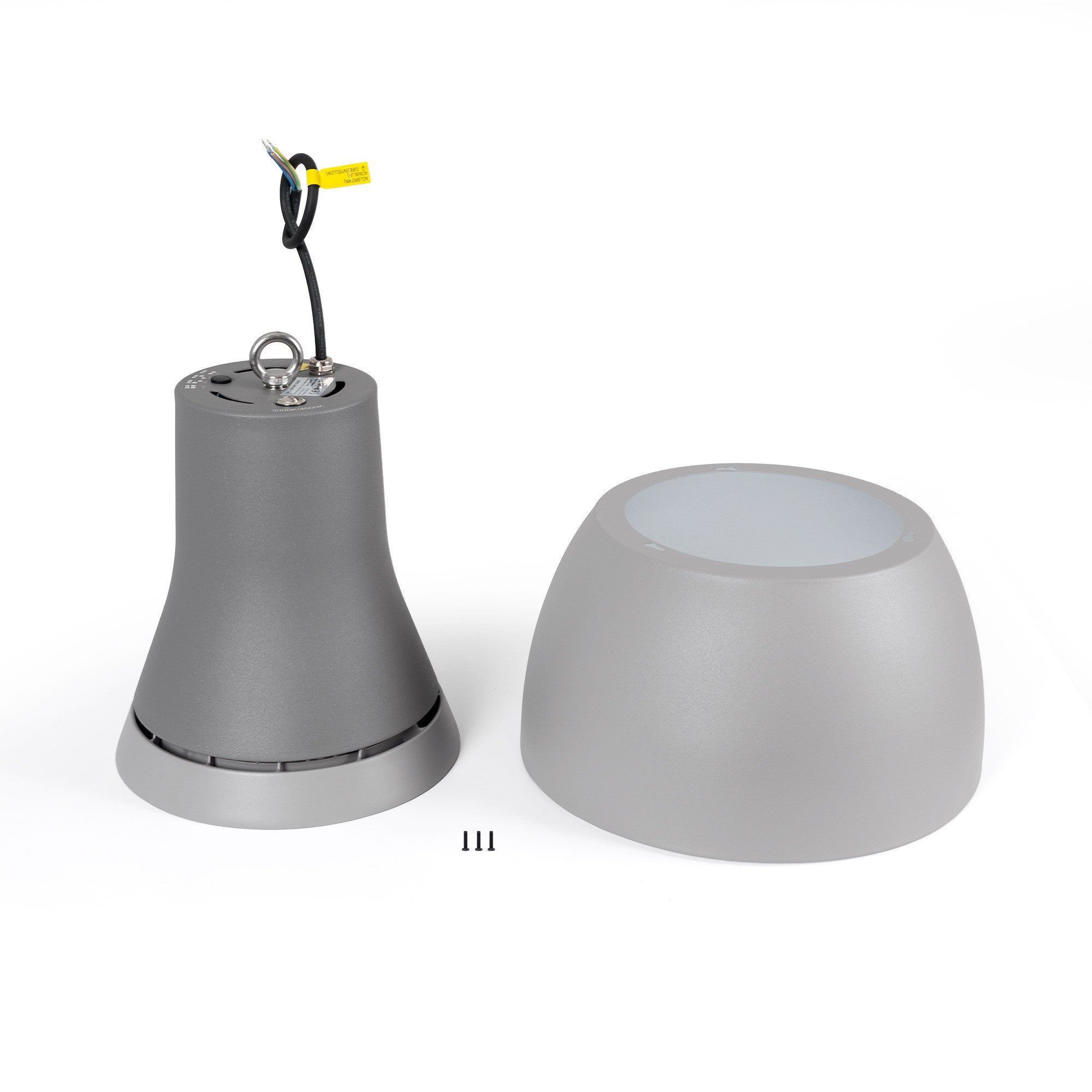 Campana LED comercial CCT -  (25W / 40W /60W / 80W) - Difusor aluminio - UGR19 - Driver Lifud 0-10V