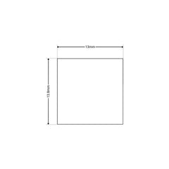 Tapa para perfil de aluminio escayola/Pladur 23x15mm