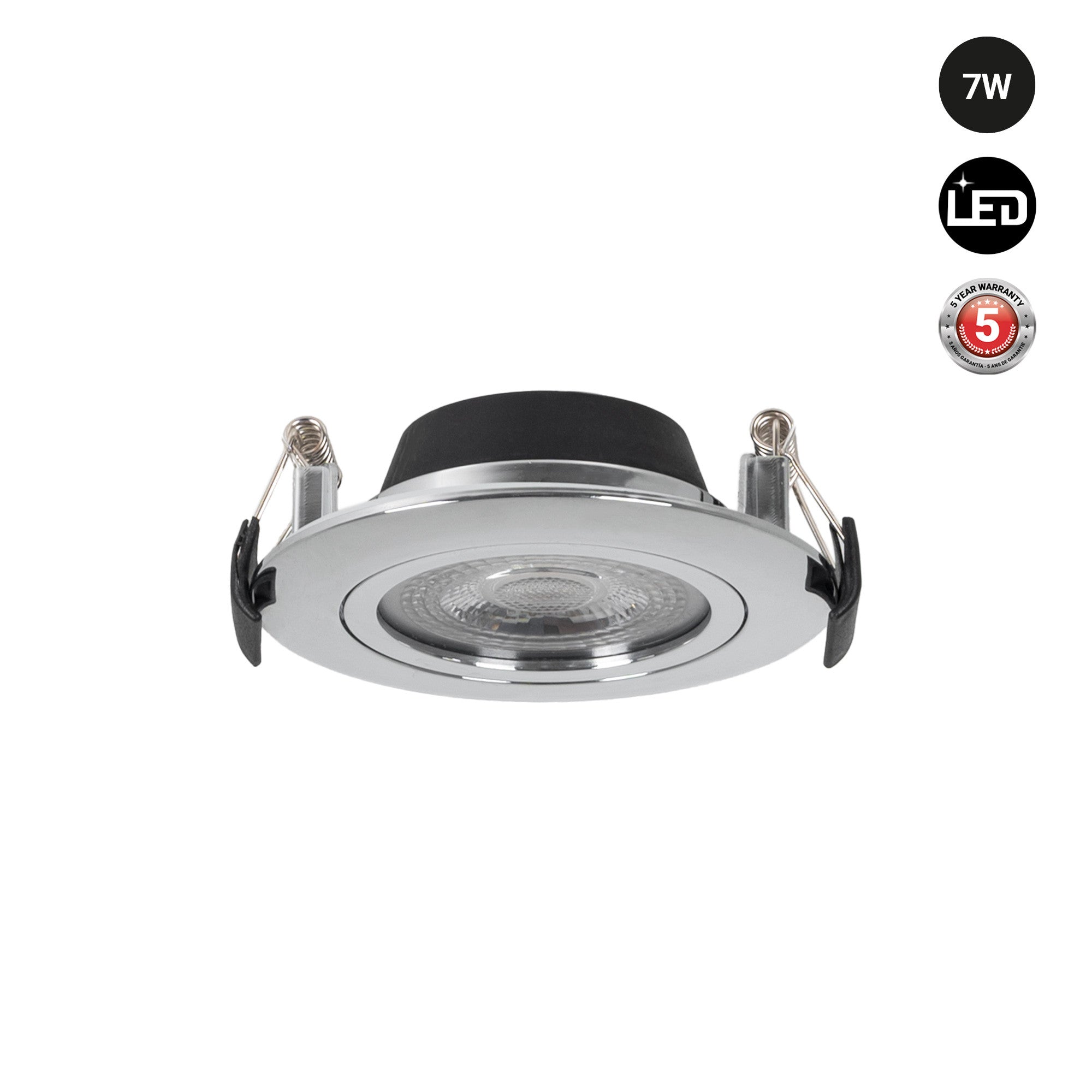Downlight LED exterior - 7W - CCT - 630lm - Corte Ø 70mm - IP54