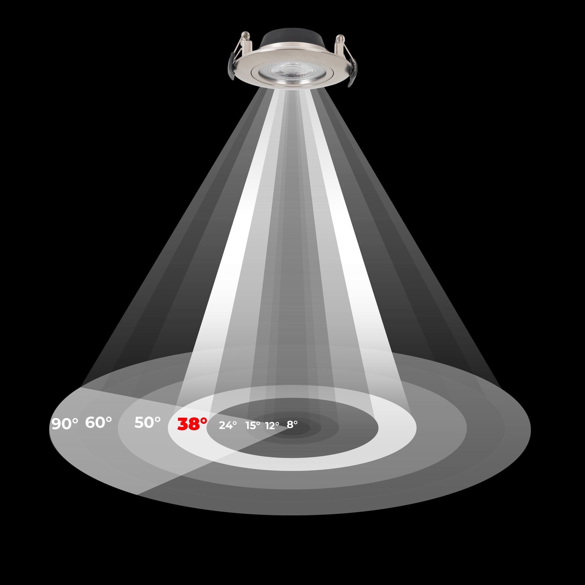 Downlight LED exterior - 7W - CCT - 630lm - Corte Ø 70mm - IP54