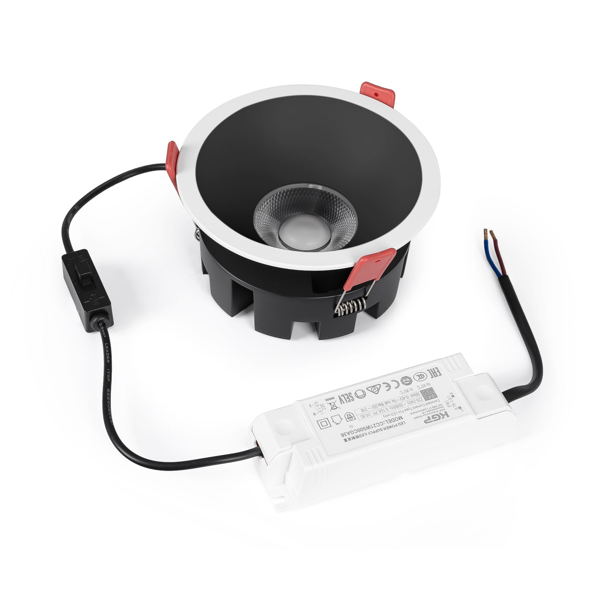 Downlight LED - 20W - CCT - Chip OSRAM - Corte Ø 110mm