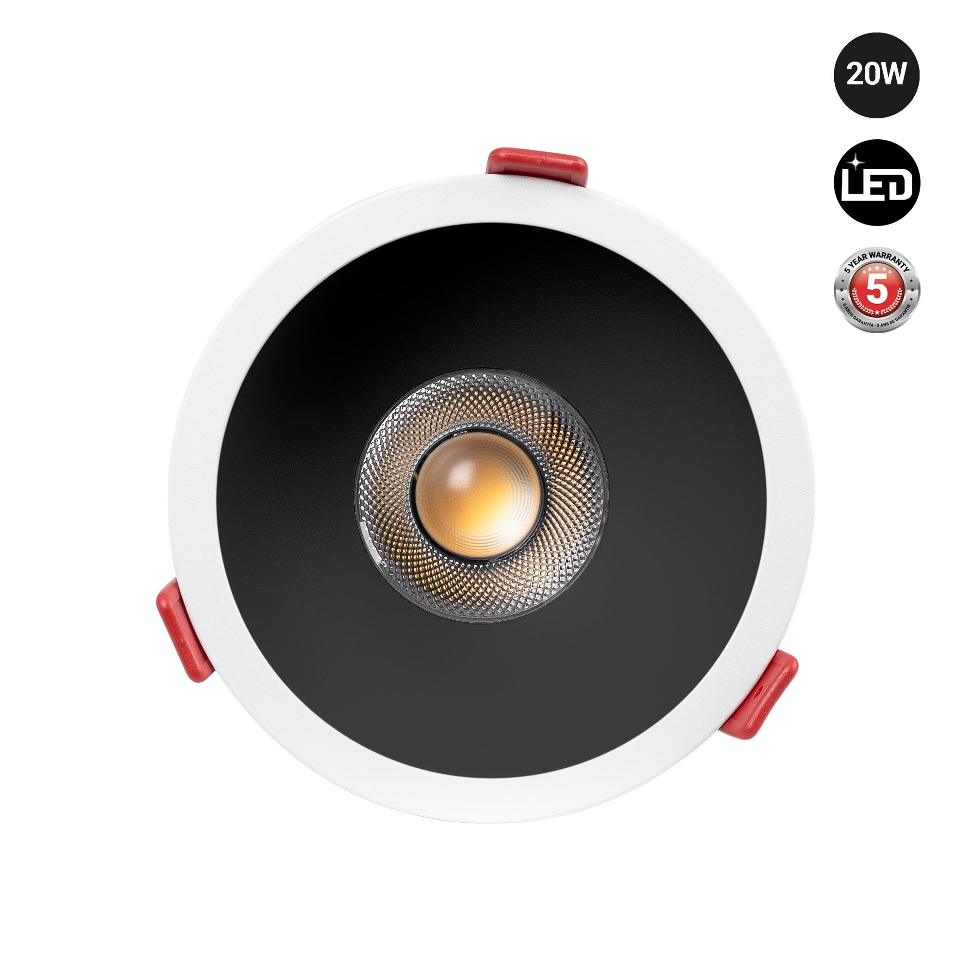 Downlight LED - 20W - CCT - Chip OSRAM - Corte Ø 110mm