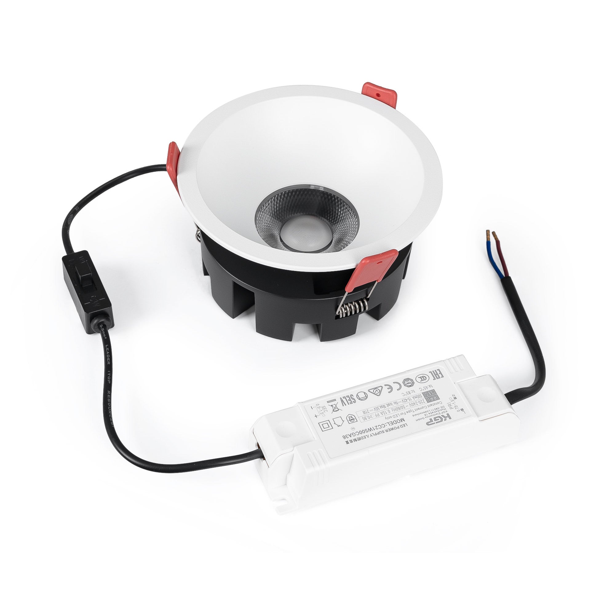 Downlight LED - 20W - CCT - Chip OSRAM - Corte Ø 110mm