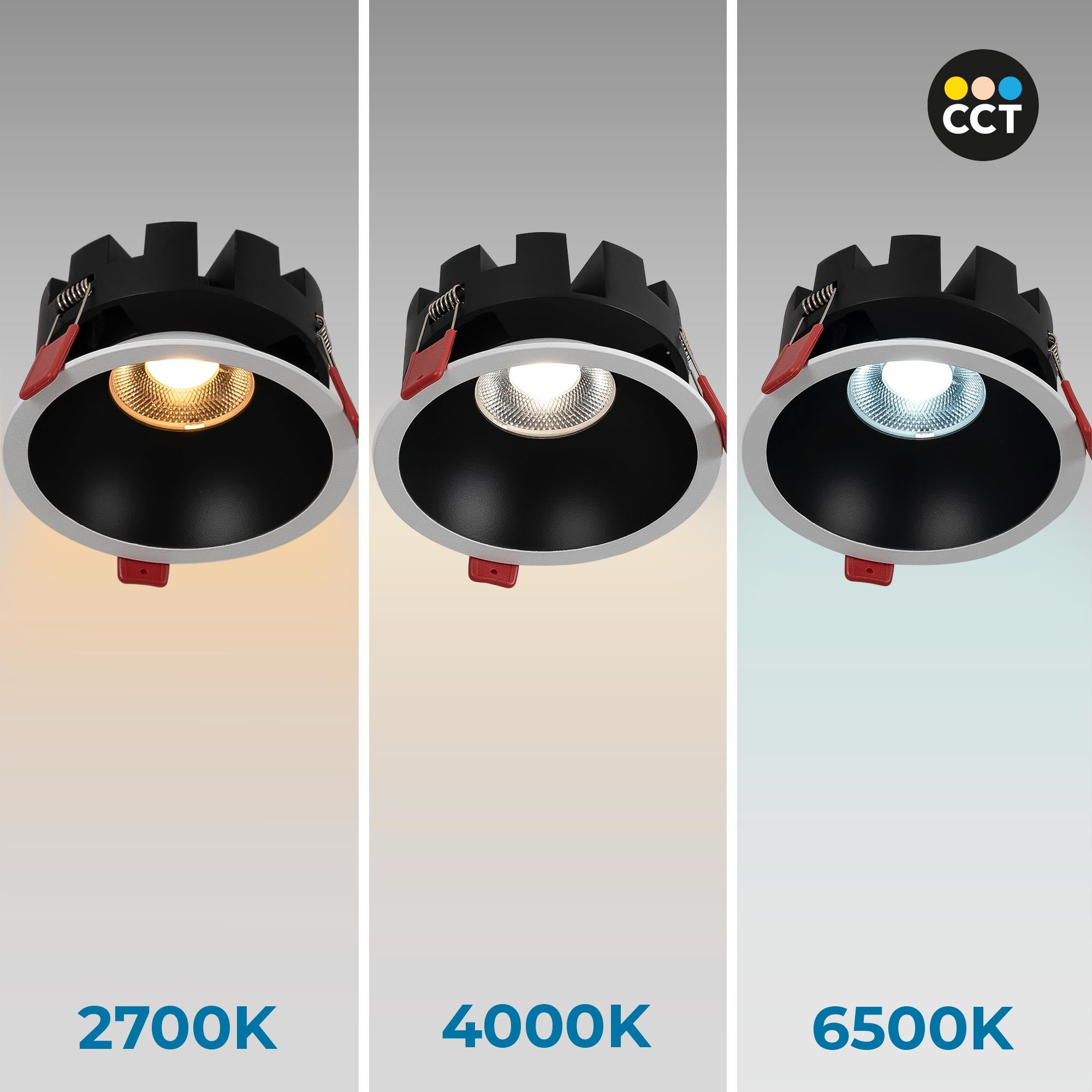 Downlight LED - 20W - CCT - Chip OSRAM - Corte Ø 110mm
