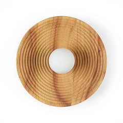 Aplique de diseño en madera "RIANNE" -  G9 - Ø28cm
