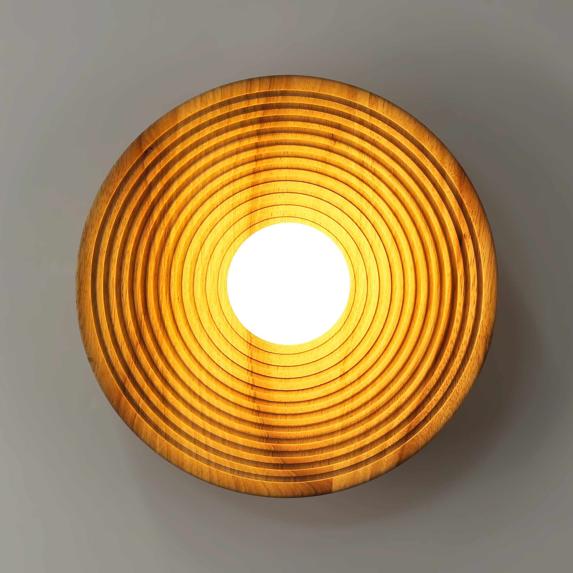 Aplique de diseño en madera "RIANNE" -  G9 - Ø28cm