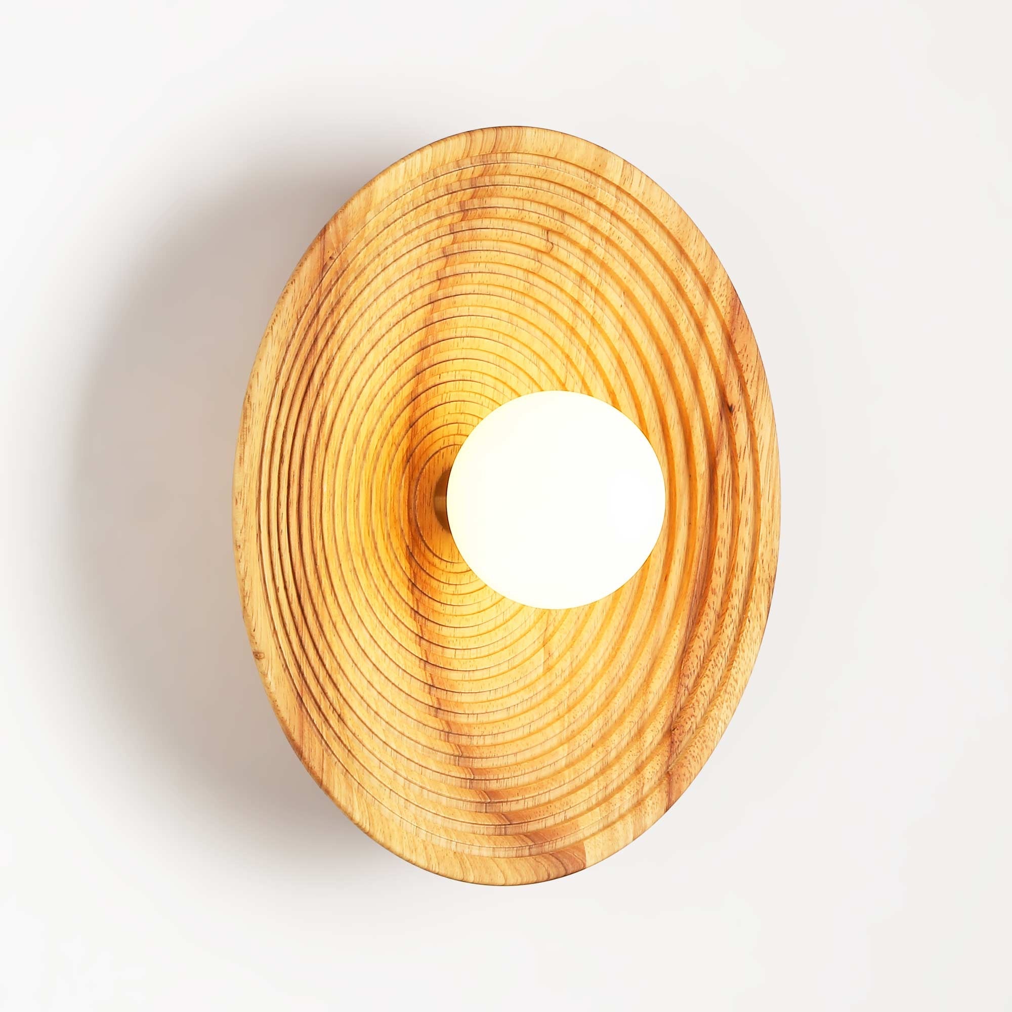 Aplique de diseño en madera "RIANNE" -  G9 - Ø28cm