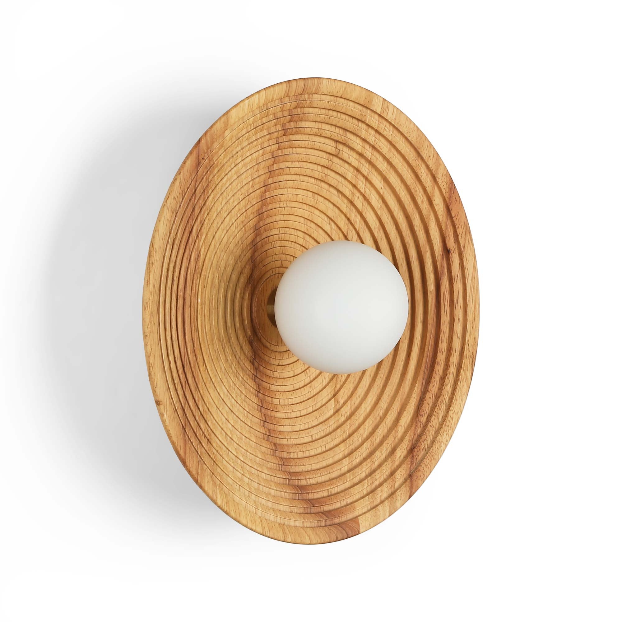 Aplique de diseño en madera "RIANNE" -  G9 - Ø28cm