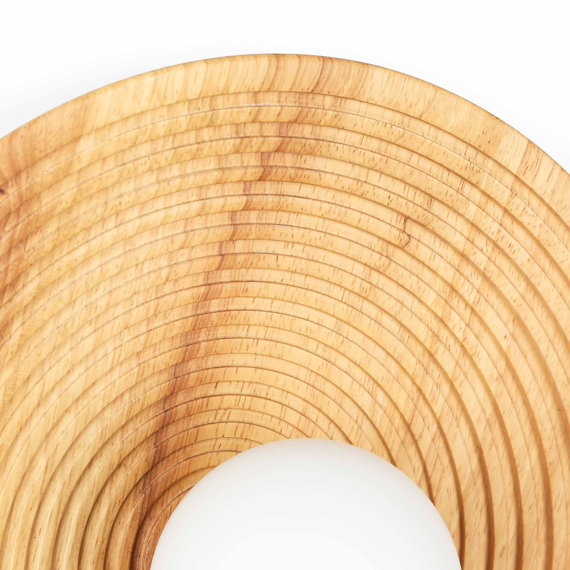 Aplique de diseño en madera "RIANNE" -  G9 - Ø28cm