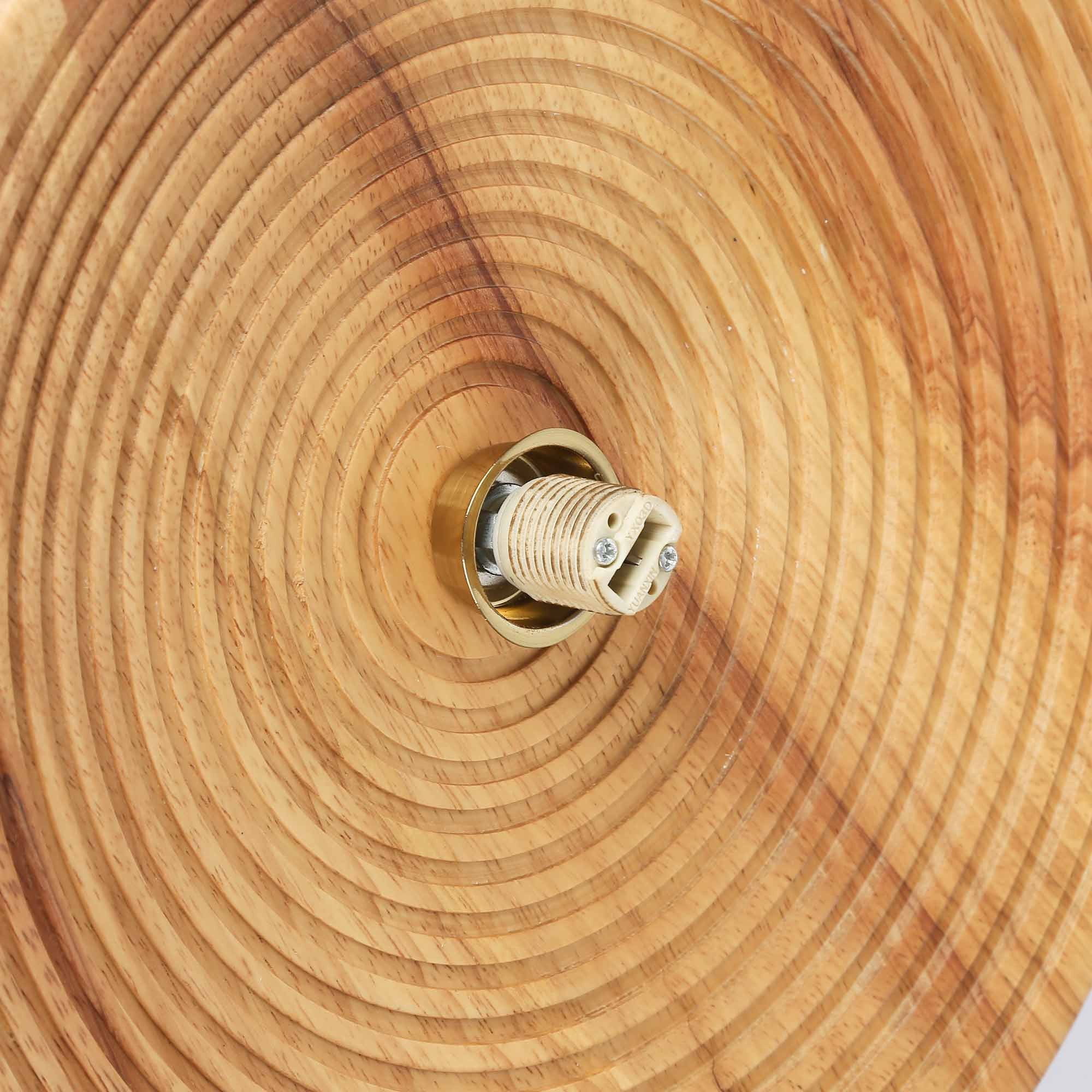 Aplique de diseño en madera "RIANNE" -  G9 - Ø28cm
