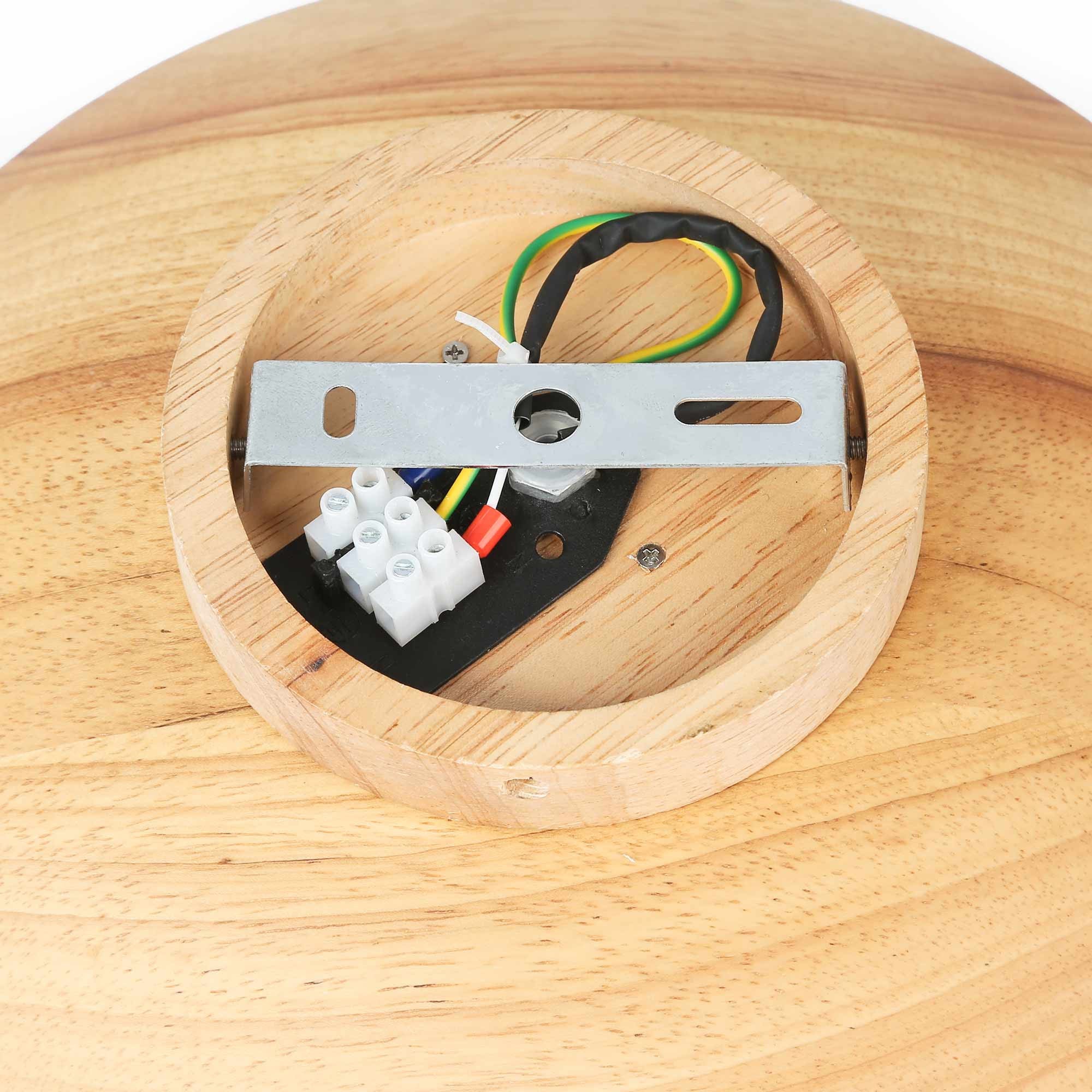 Aplique de diseño en madera "RIANNE" -  G9 - Ø28cm