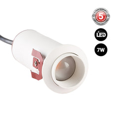 Foco de techo empotrable "ROMI" 7W - Zoom - Chip OSRAM - 2700K