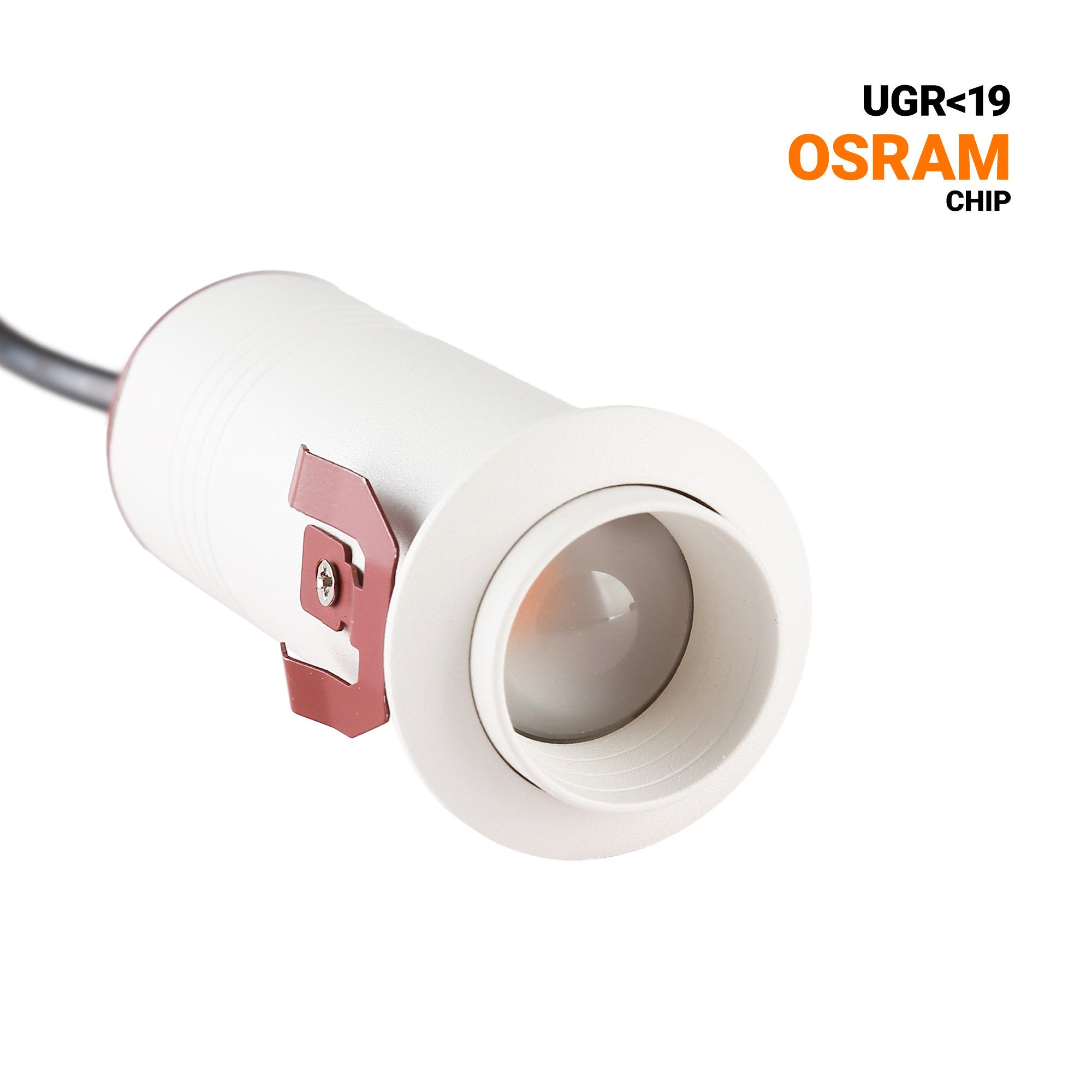 Foco de techo empotrable "ROMI" 7W - Zoom - Chip OSRAM - 2700K