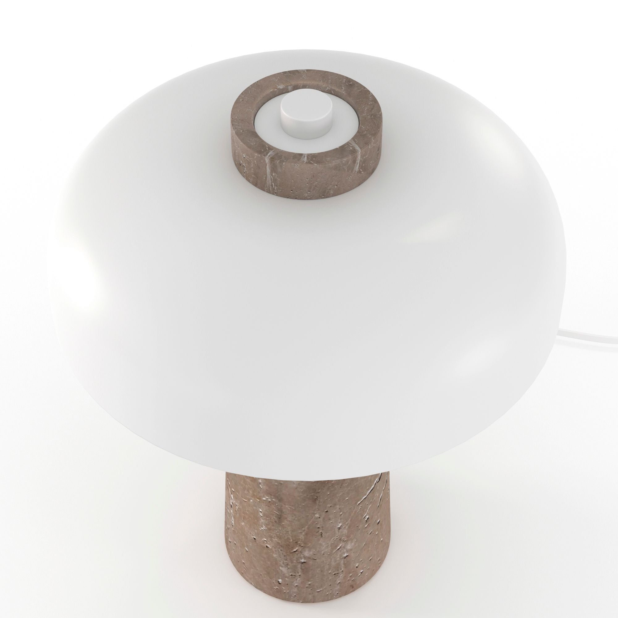 Lámpara de mesa diseño "CEP" - Base mármol - 2 x G9