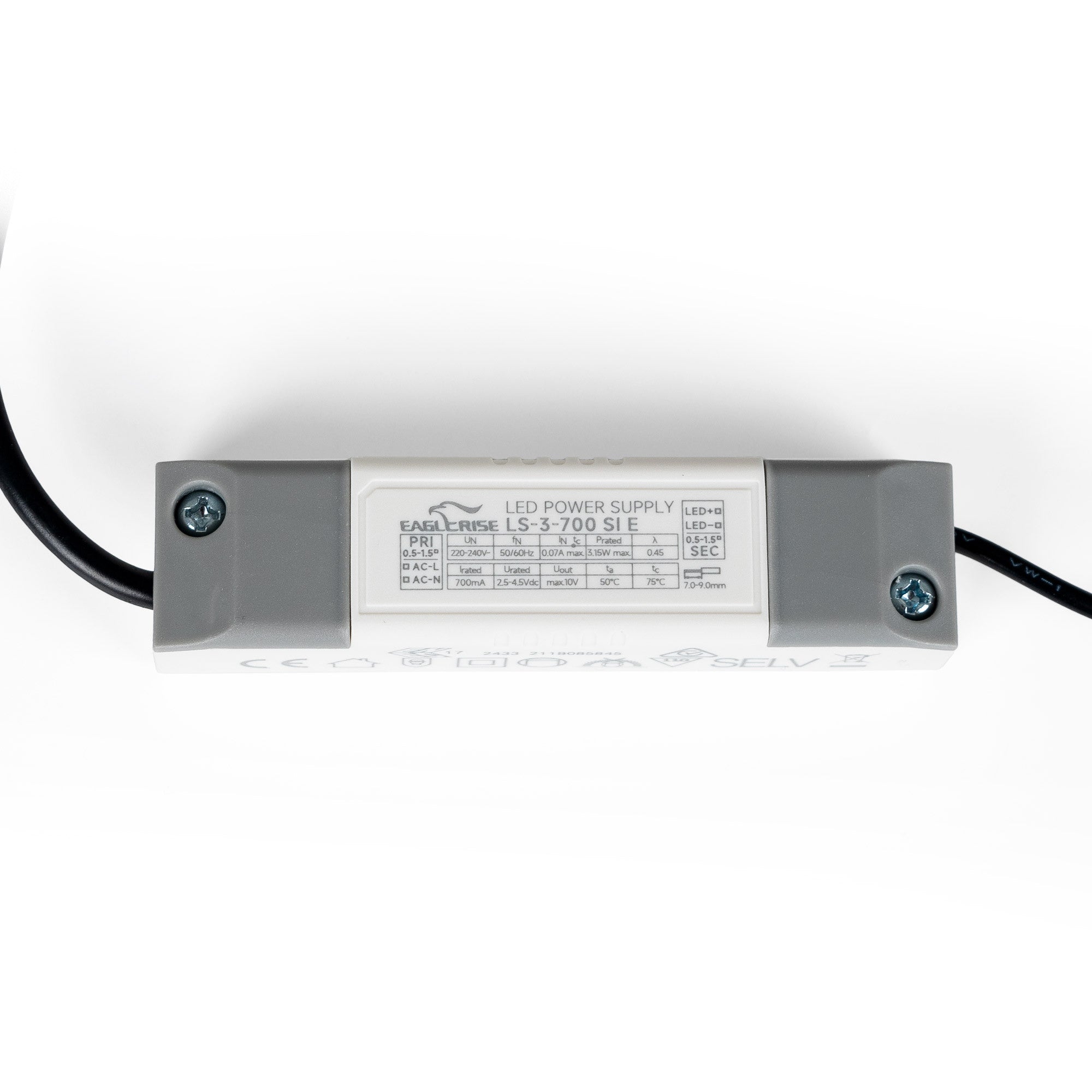 Foco de techo LED empotrable 3W - Extensible 500mm - Orientable - Chip OSRAM - 2700K