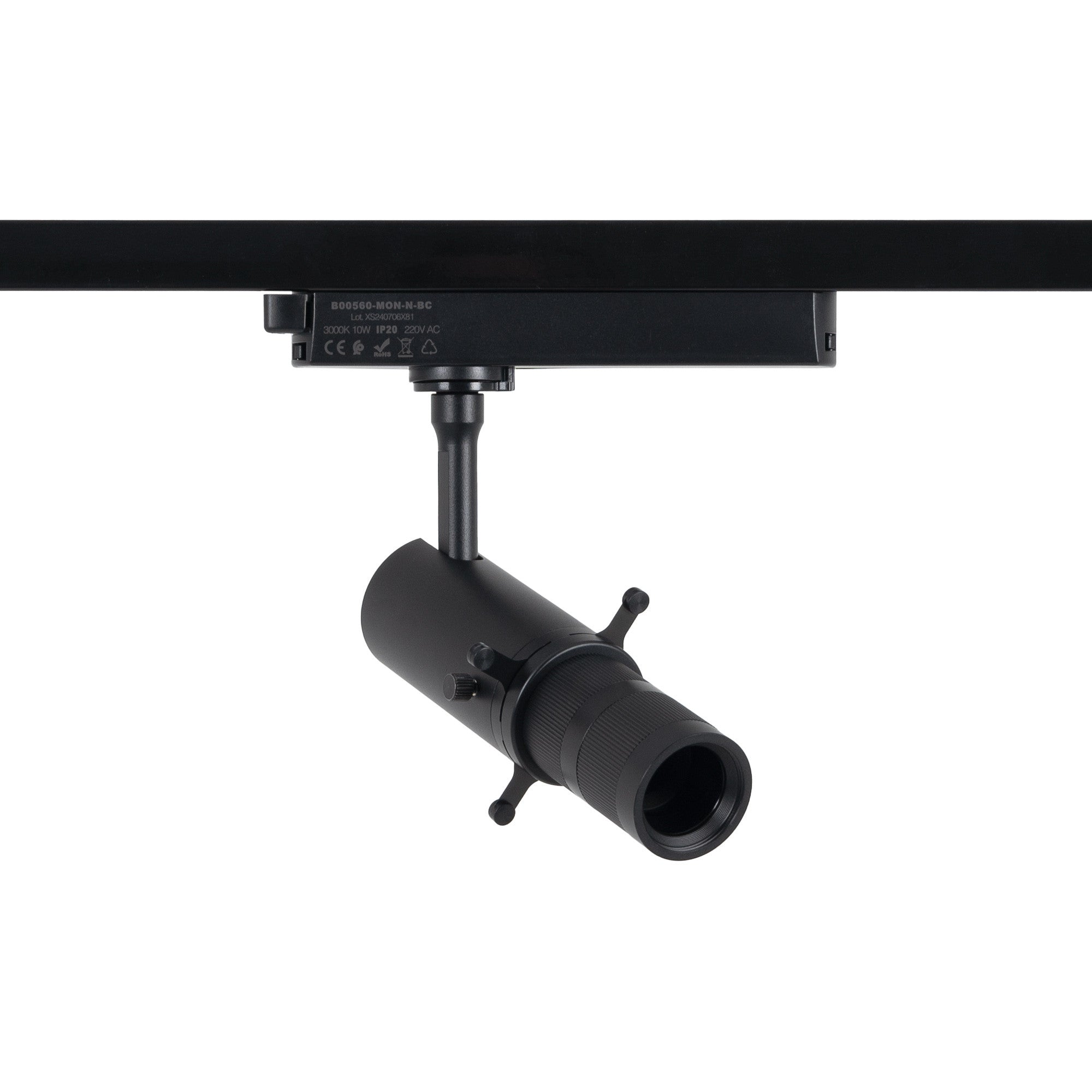 Proyector shapeable para carril monofásico - 10W - 20º-35