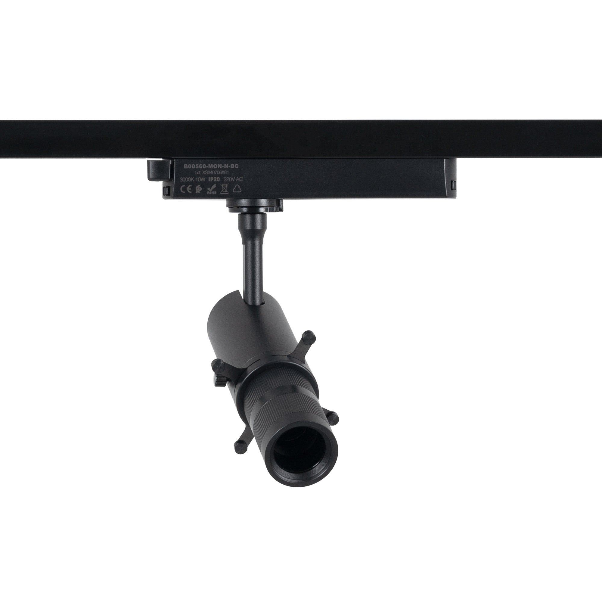 Proyector shapeable para carril monofásico - 10W - 20º-35