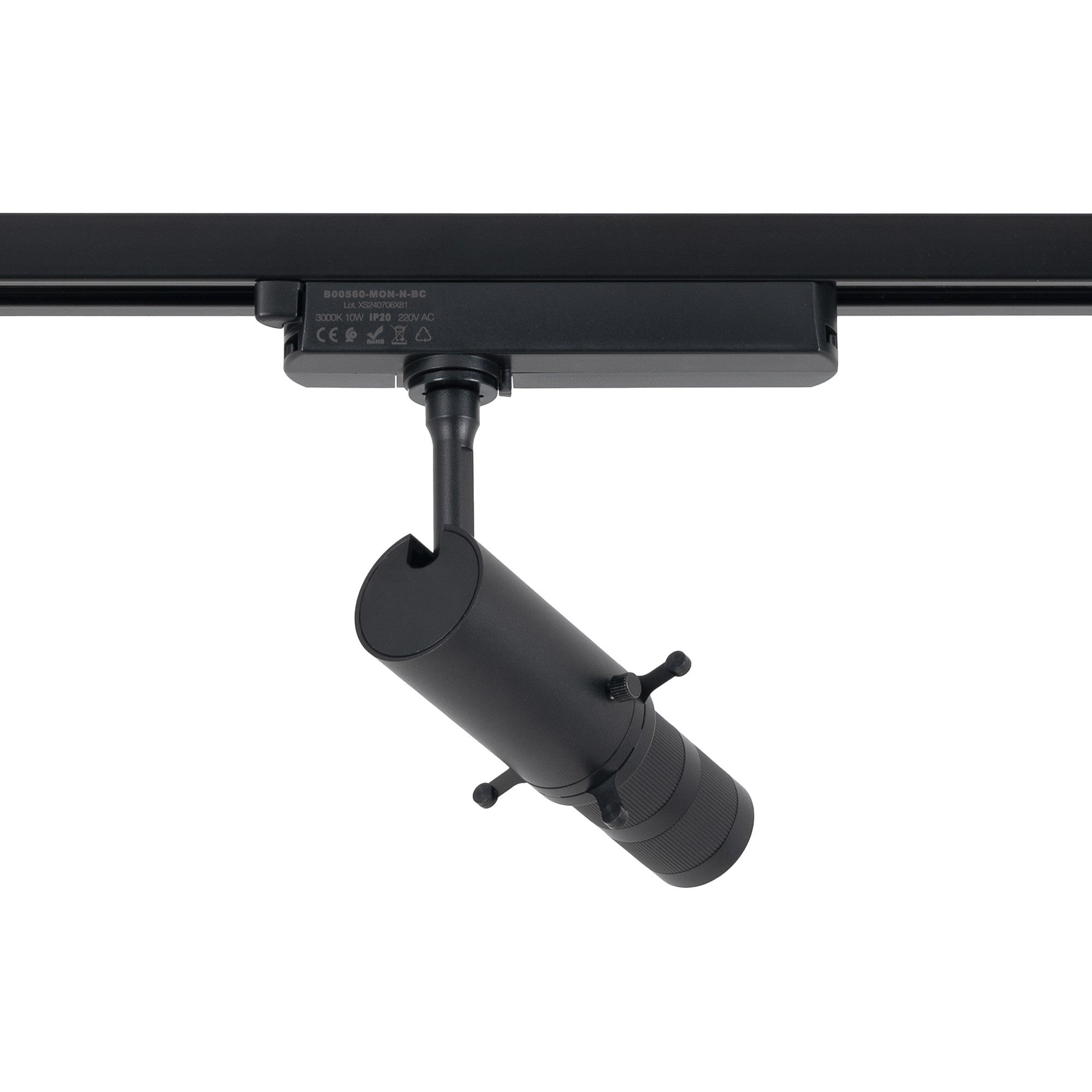 Proyector shapeable para carril monofásico - 10W - 20º-35