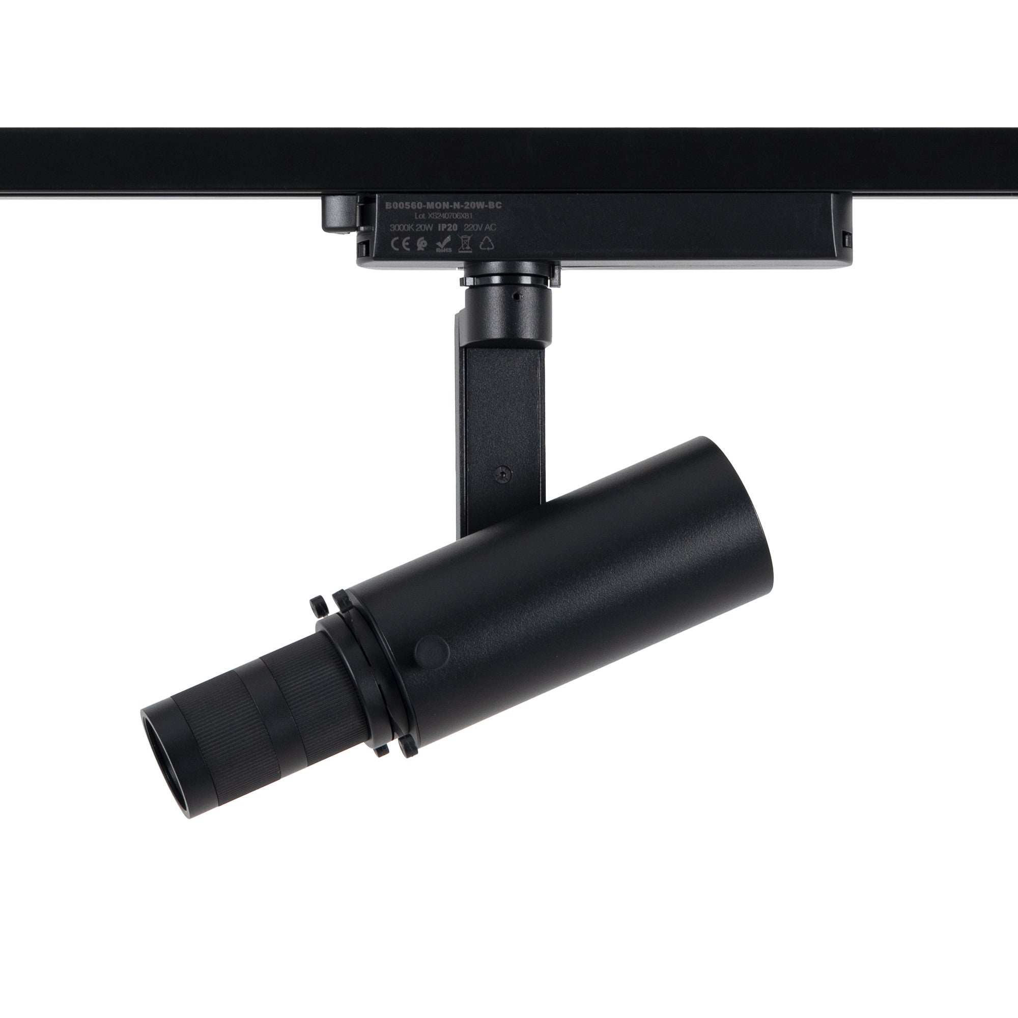 Proyector shapeable para carril monofásico - 20W - 20º-35