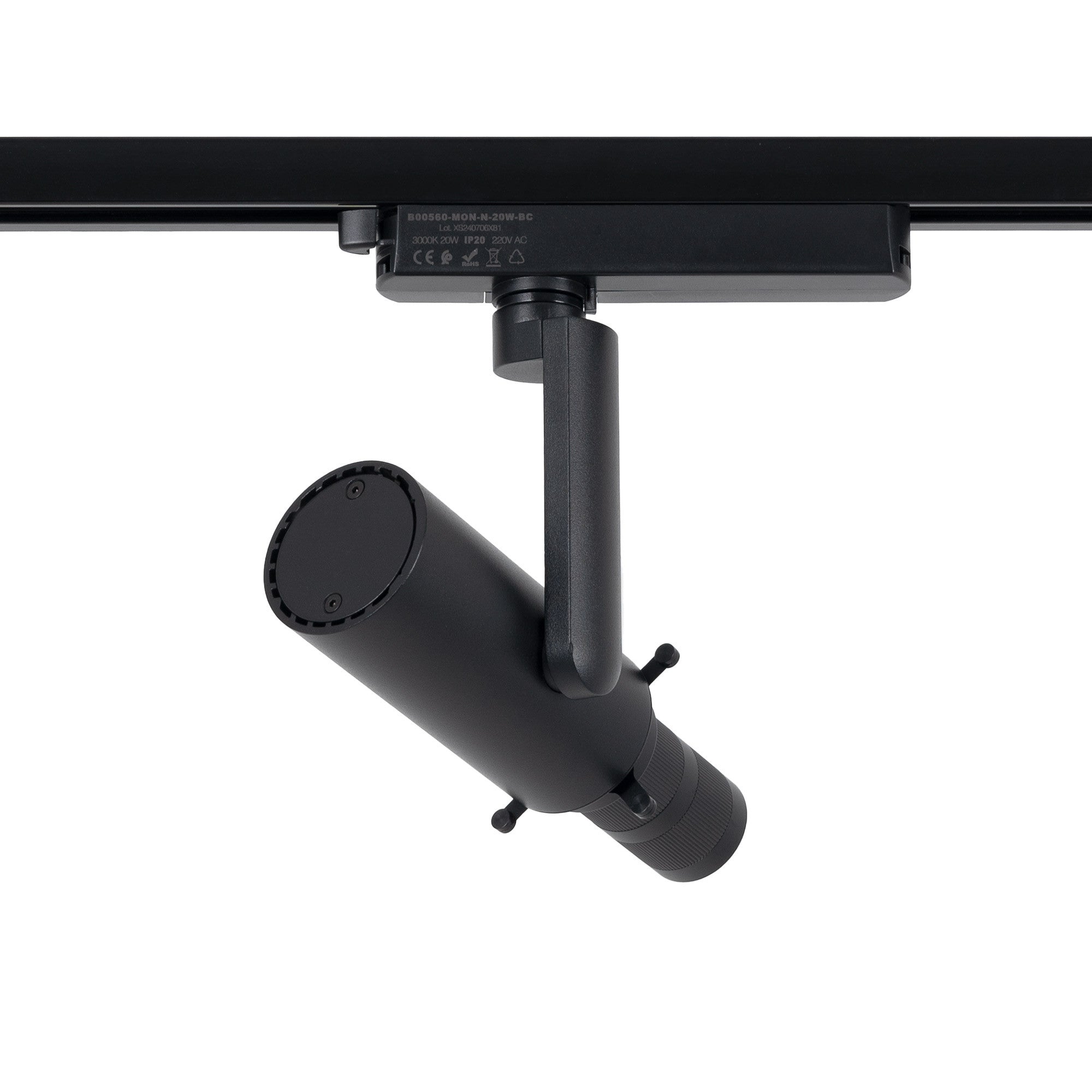 Proyector shapeable para carril monofásico - 20W - 20º-35