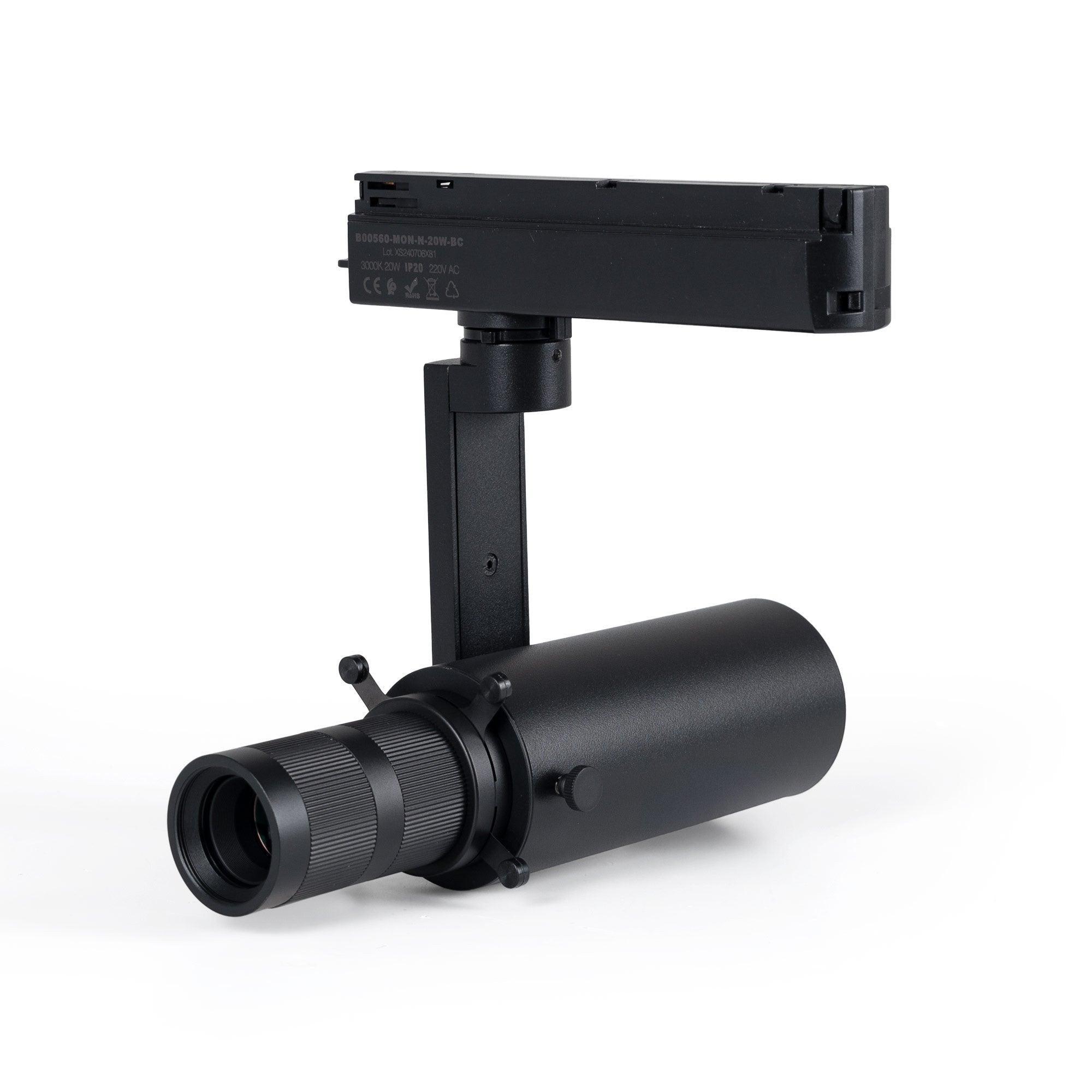 Proyector shapeable para carril monofásico - 20W - 20º-35