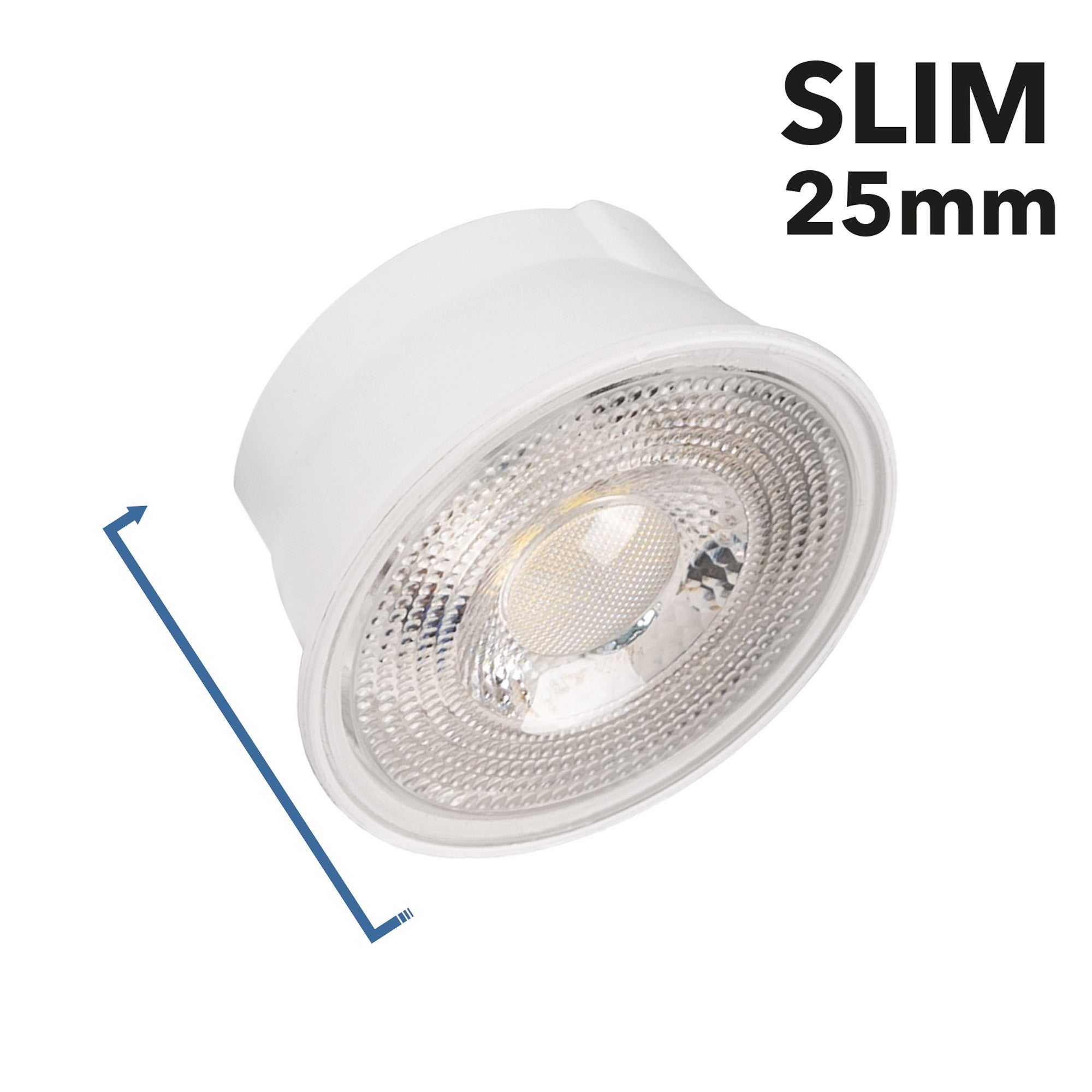 Módulo LED 5W para aro downlight MR16 - Diseño slim - 50º - 500lm - CRI 80