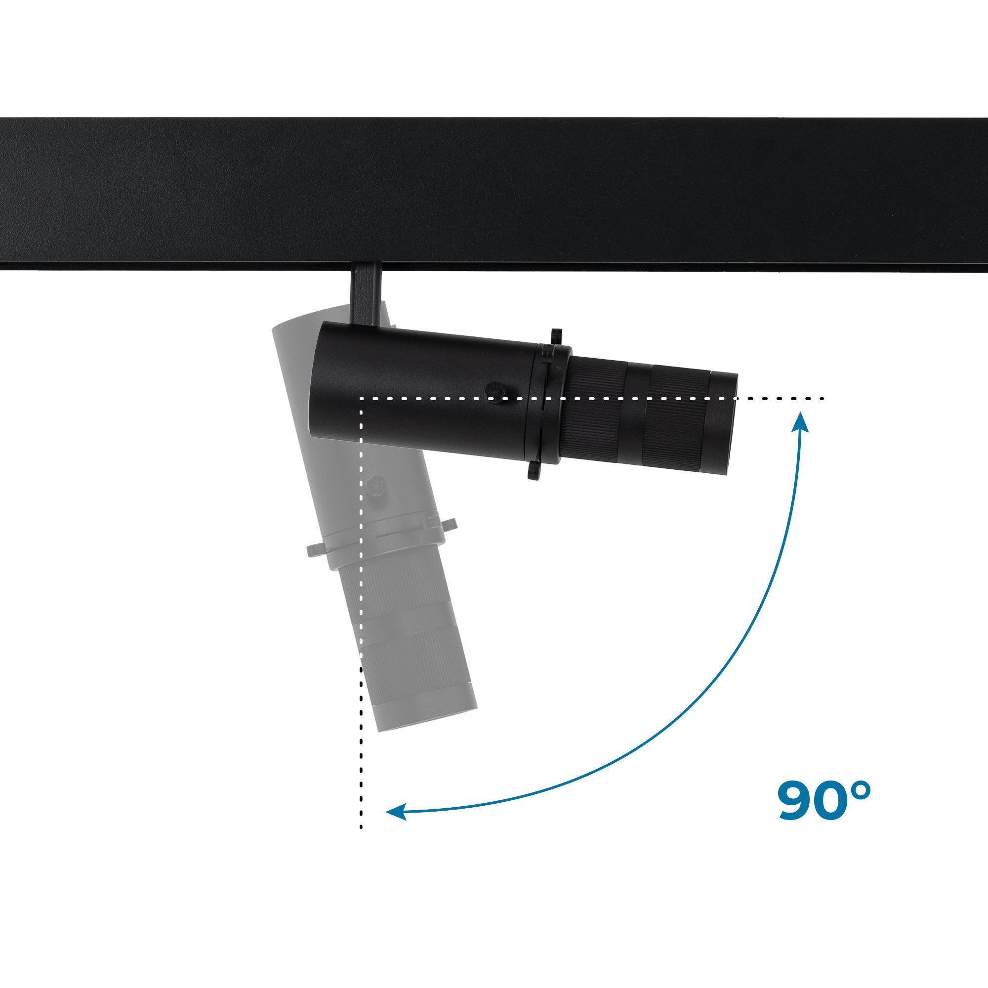 Proyector shapeable para carril magnético 48V - 10W - 20º-35º