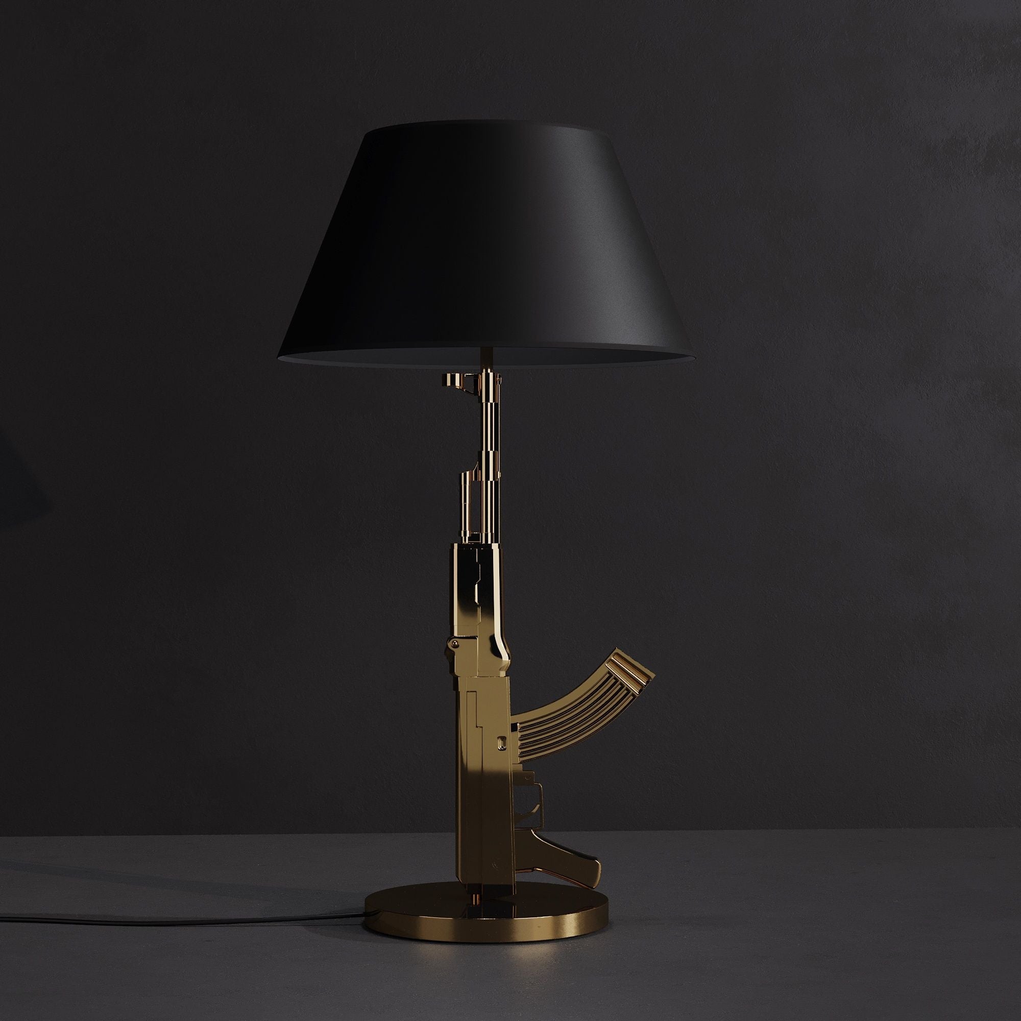Lámpara de mesa diseño "AK-47" - E27