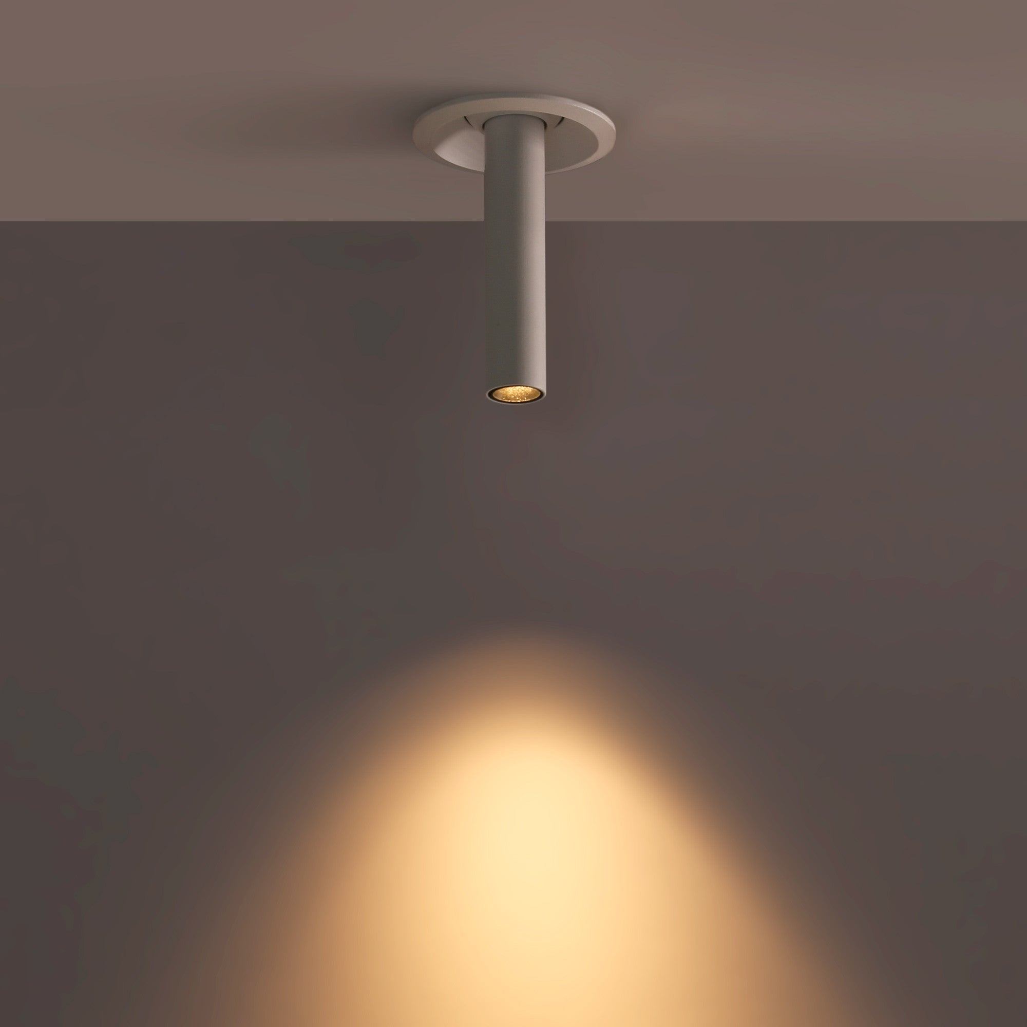 Foco de techo LED empotrable 3W - Extensible 120mm - Orientable - Chip OSRAM - 2700K
